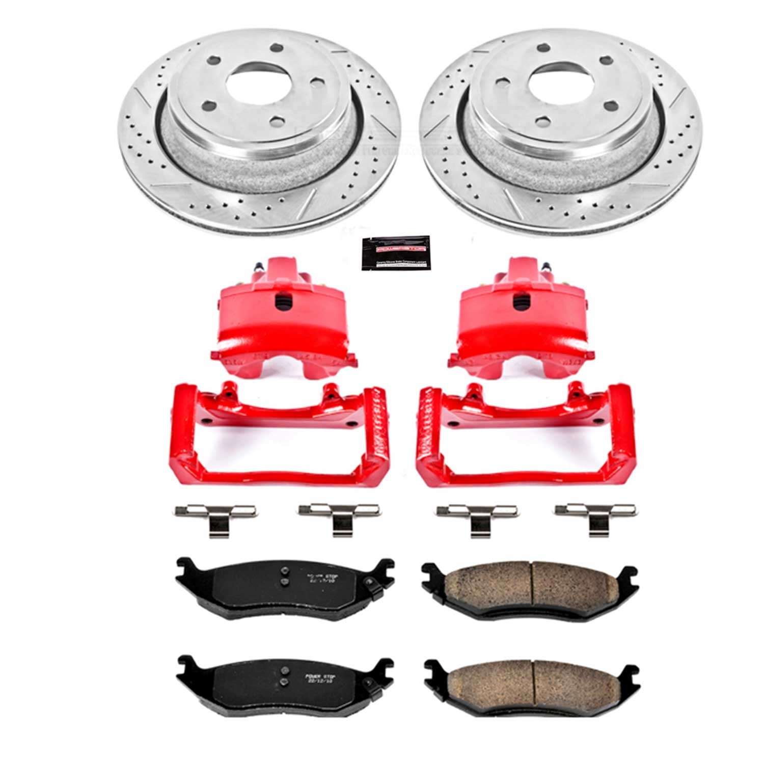 Power Stop 07-09 Chrysler Aspen Rear Z23 Evolution Sport Brake Kit w/Calipers