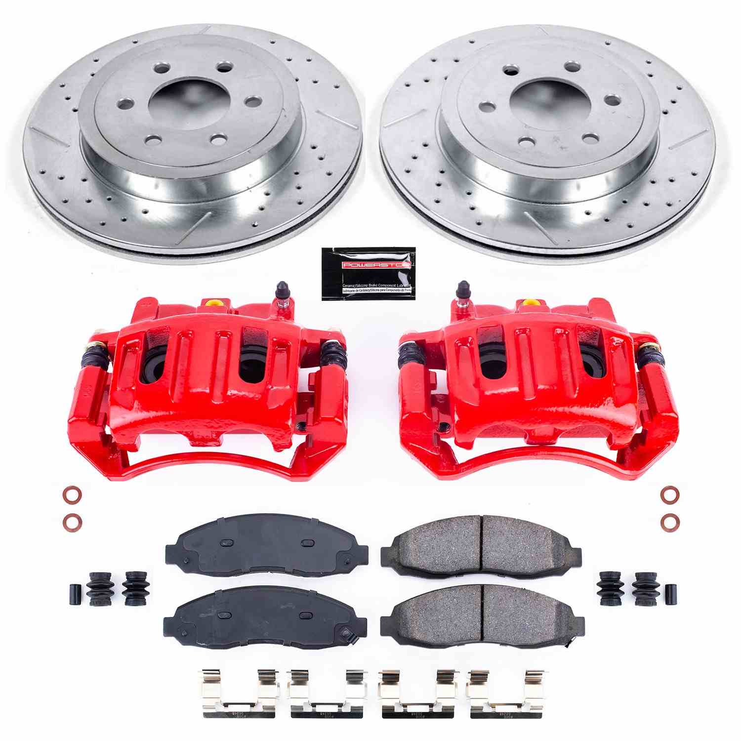 Power Stop 03-04 Dodge Dakota Front Z23 Evolution Sport Brake Kit w/Calipers