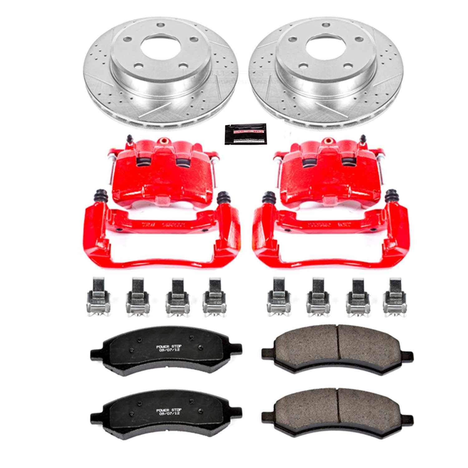 Power Stop 05-08 Dodge Dakota Front Z23 Evolution Sport Brake Kit w/Calipers