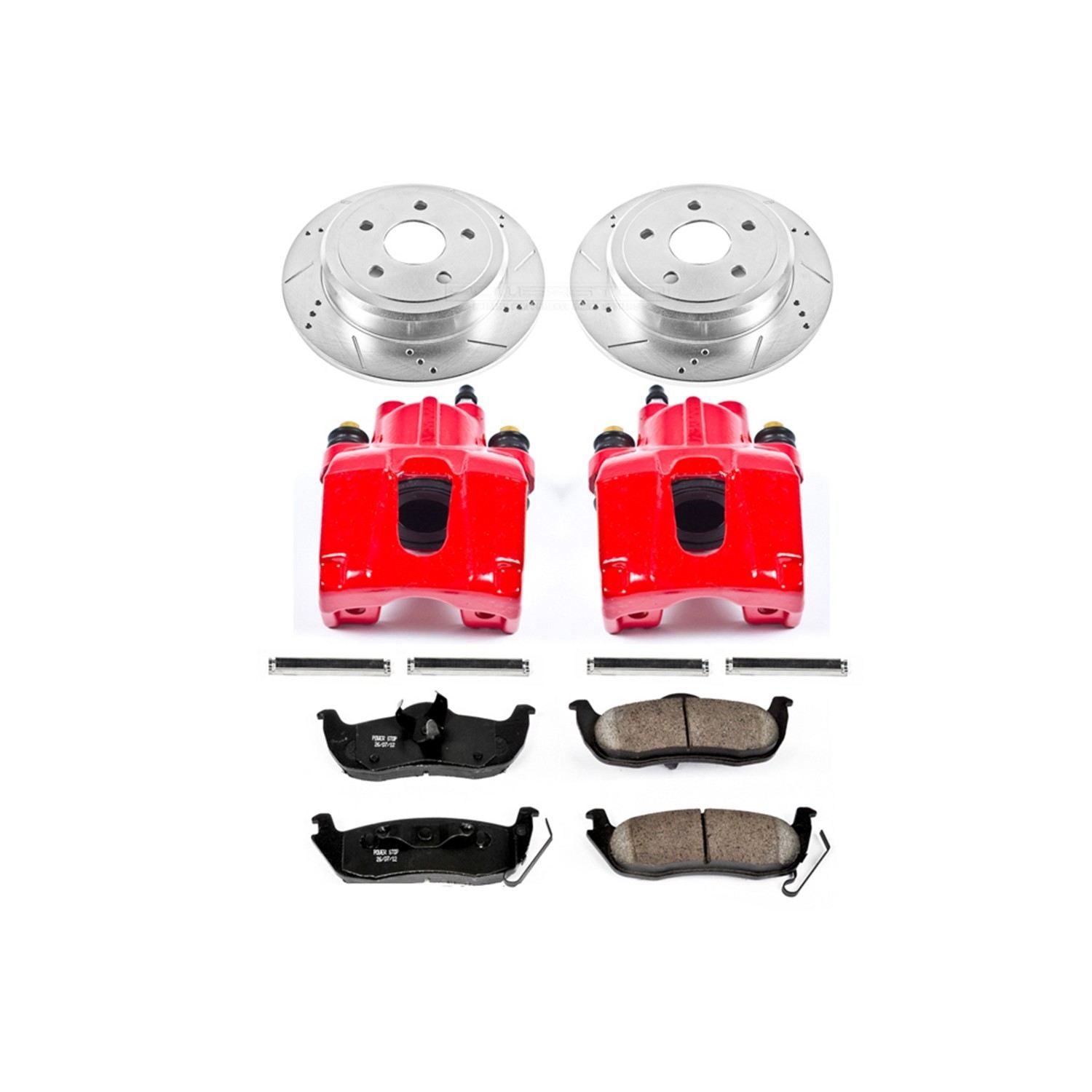 Power Stop 06-10 Jeep Commander Rear Z23 Evolution Sport Brake Kit w/Calipers