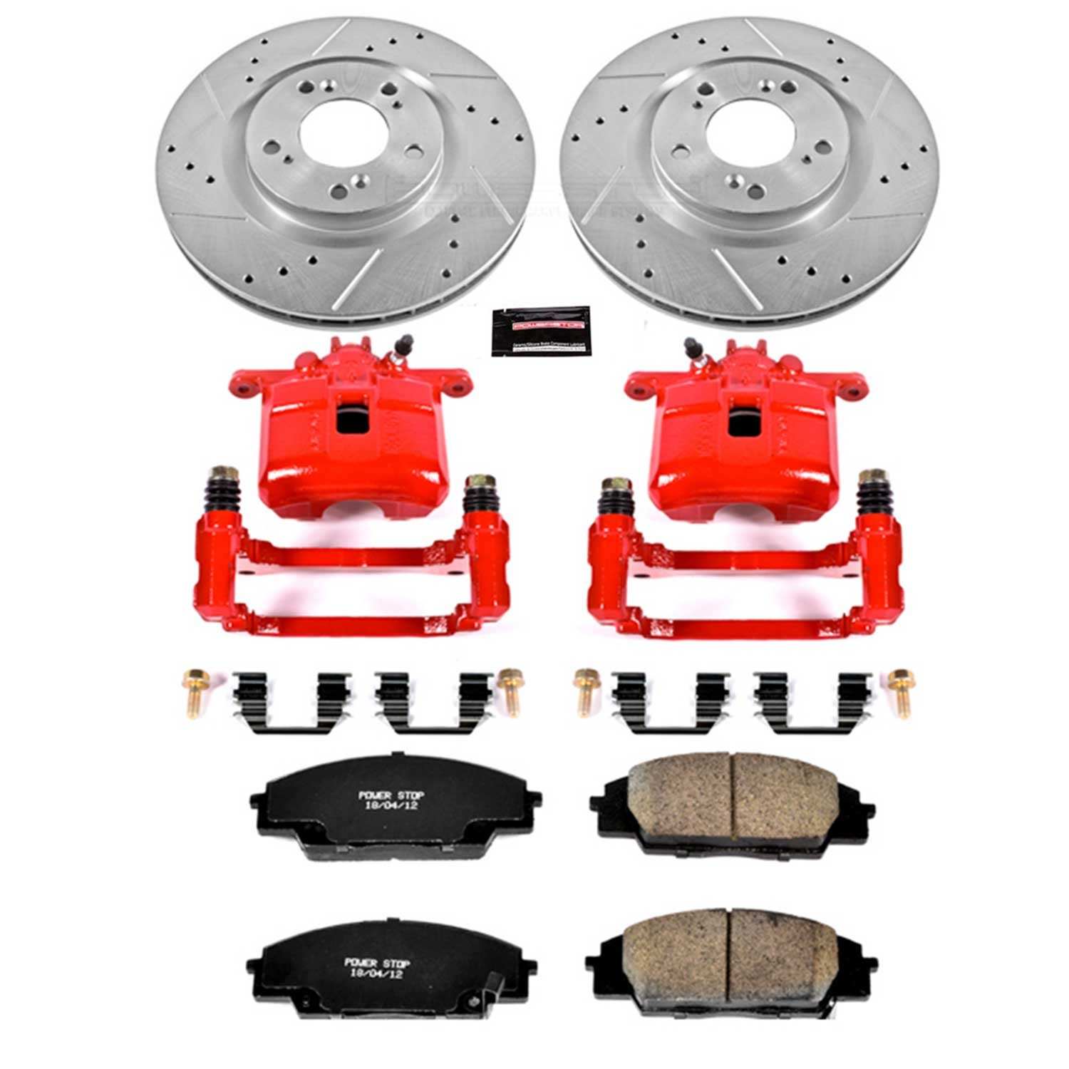 Power Stop 00-09 Honda S2000 Front Z23 Evolution Sport Brake Kit w/Calipers