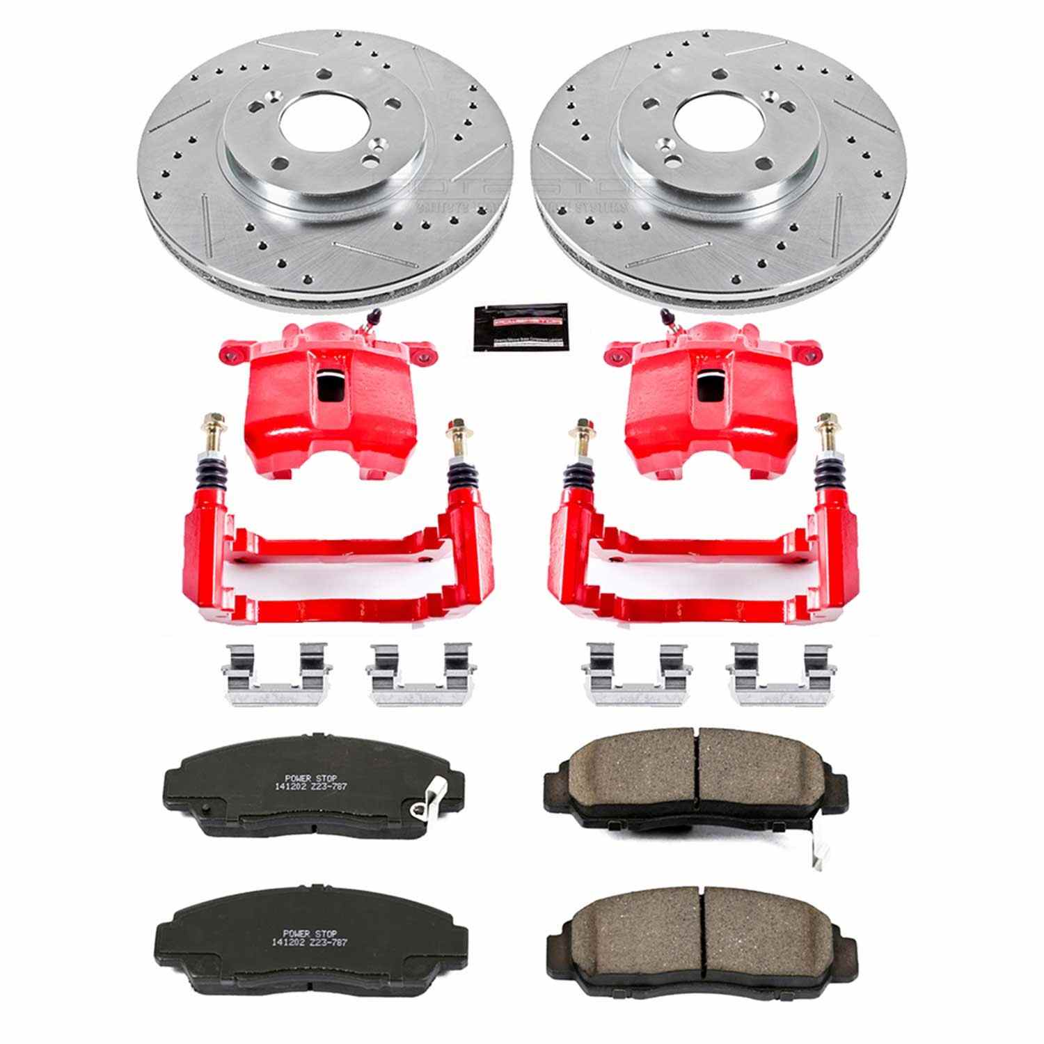 Power Stop 99-04 Acura RL Front Z23 Evolution Sport Brake Kit w/Calipers