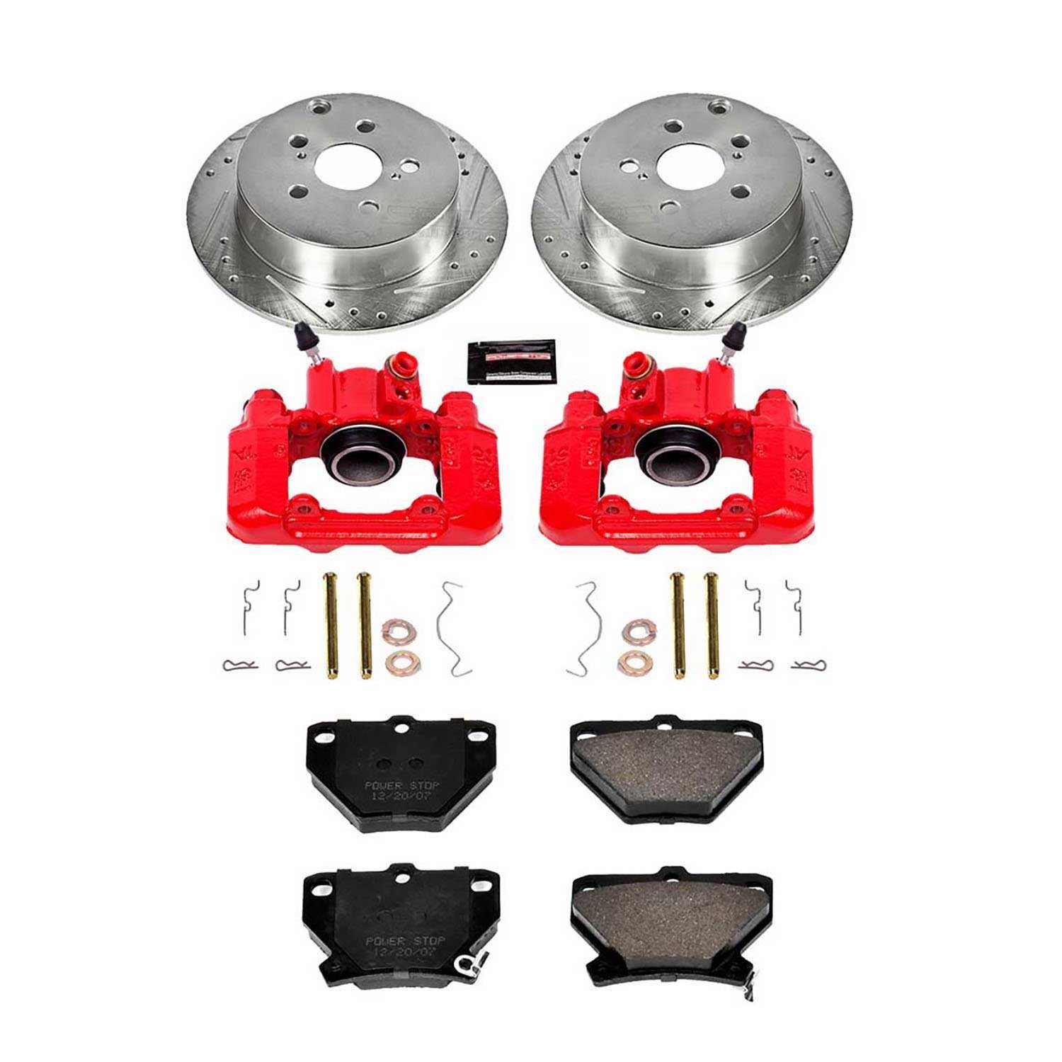 Power Stop 03-06 Pontiac Vibe Rear Z23 Evolution Sport Brake Kit w/Calipers