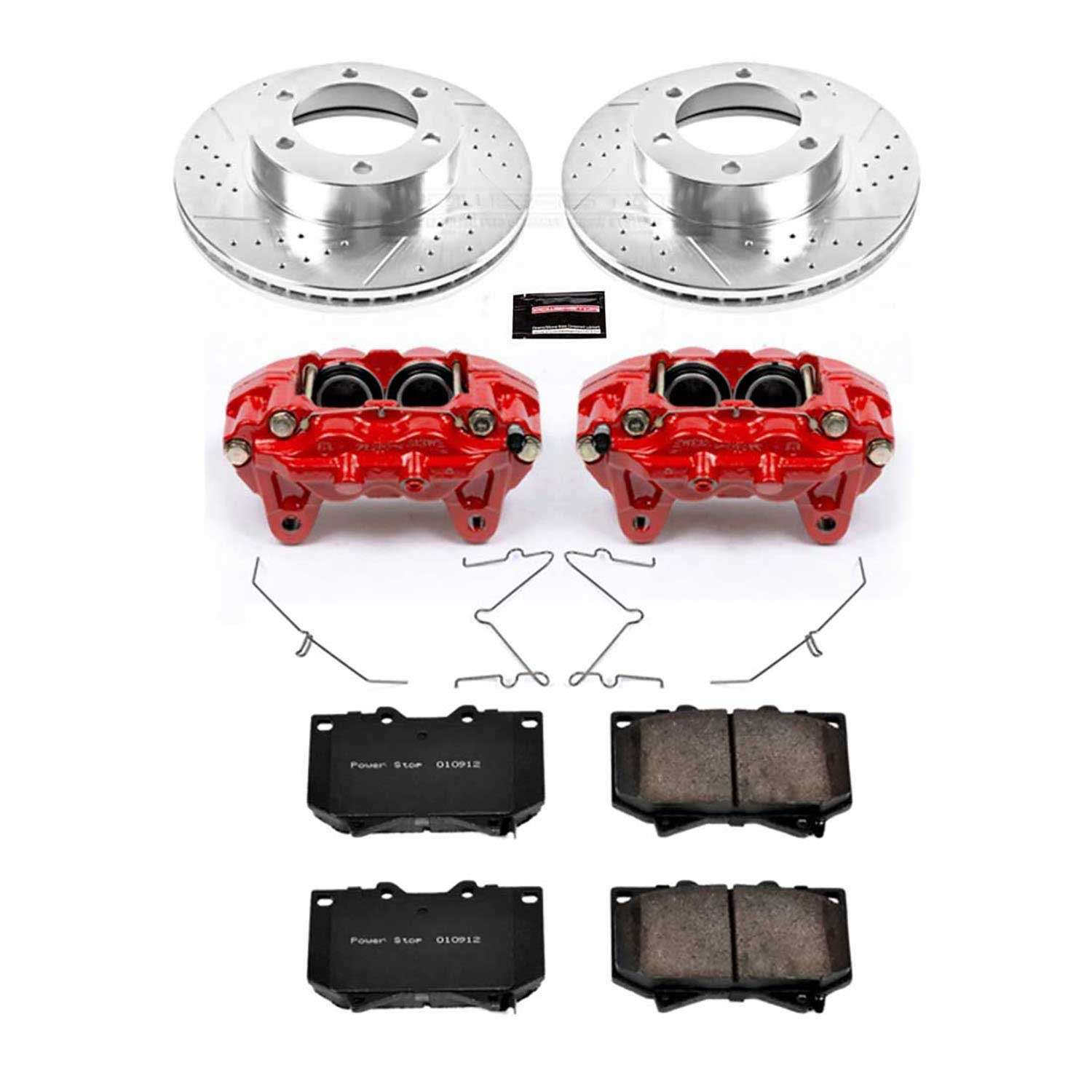 Power Stop 01-02 Toyota Sequoia Front Z23 Evolution Sport Brake Kit w/Calipers