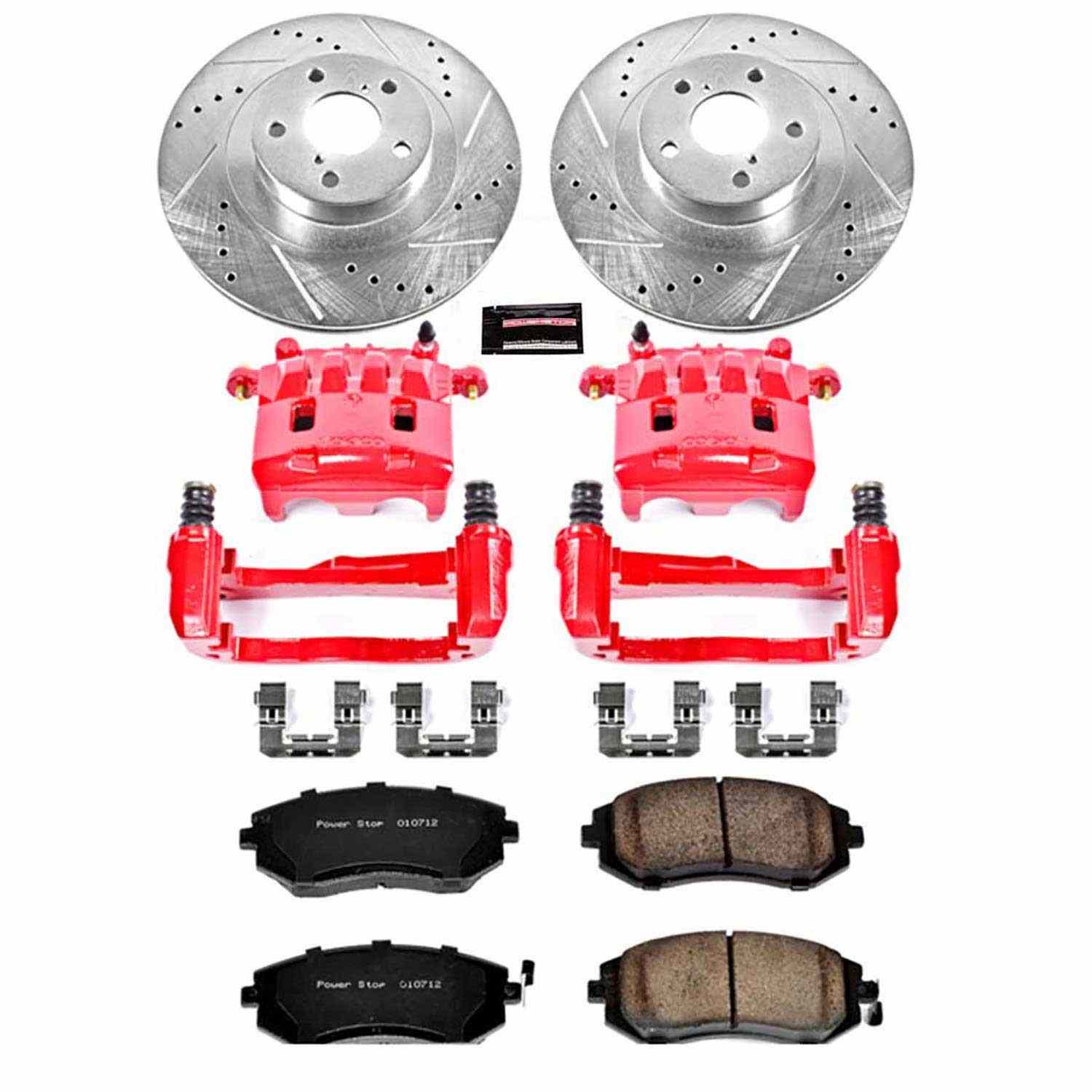 Power Stop 05-06 Saab 9-2X Front Z23 Evolution Sport Brake Kit w/Calipers