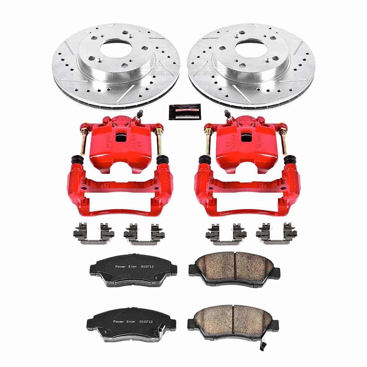 Power Stop 02-06 Acura RSX Front Z23 Evolution Sport Brake Kit w/Calipers