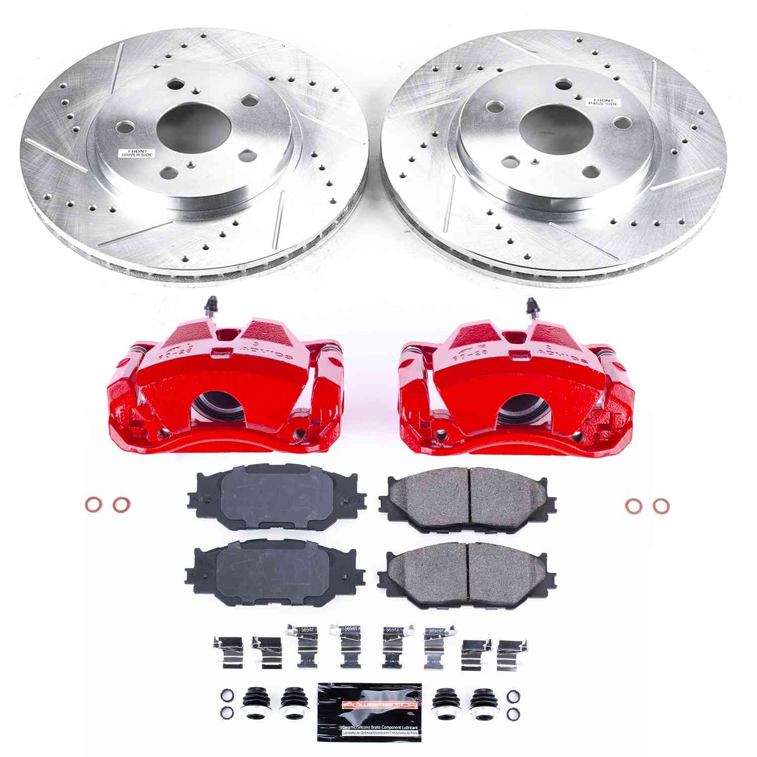 Power Stop 06-15 Lexus IS250 Front Z23 Evolution Sport Brake Kit w/Calipers