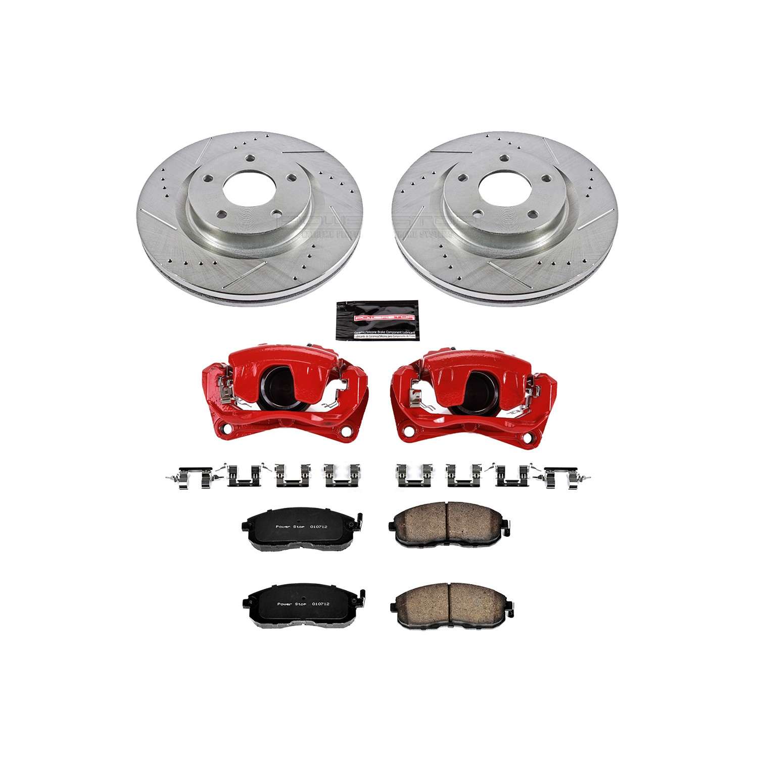 Power Stop 07-10 Nissan Altima Front Z23 Evolution Sport Brake Kit w/Calipers