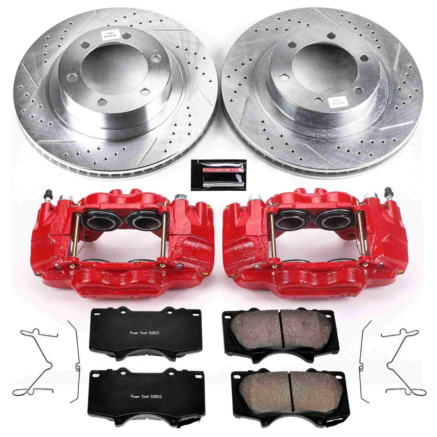 Power Stop 03-09 Lexus GX470 Front Z23 Evolution Sport Brake Kit w/Calipers