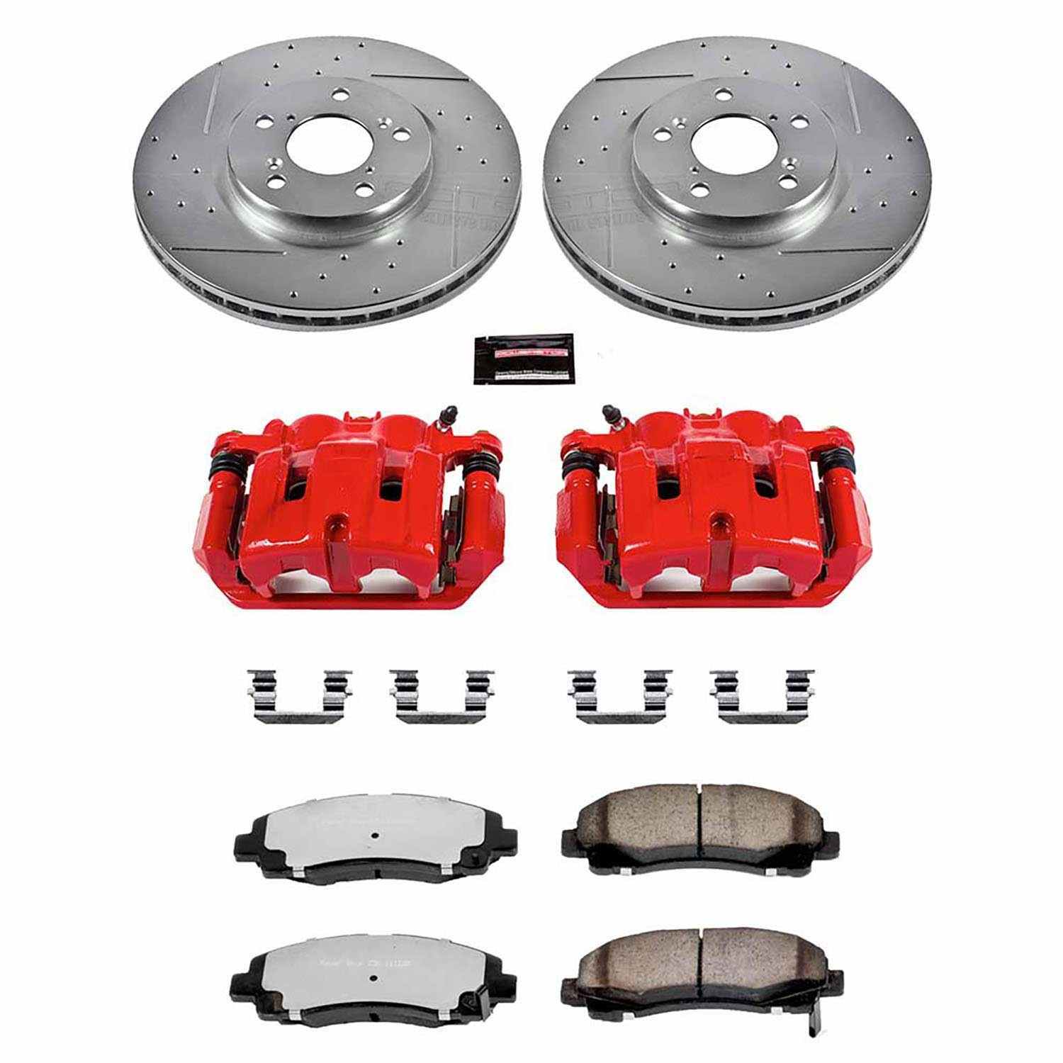 Power Stop 06-11 Honda Ridgeline Front Z36 Truck & Tow Kit w/Cals