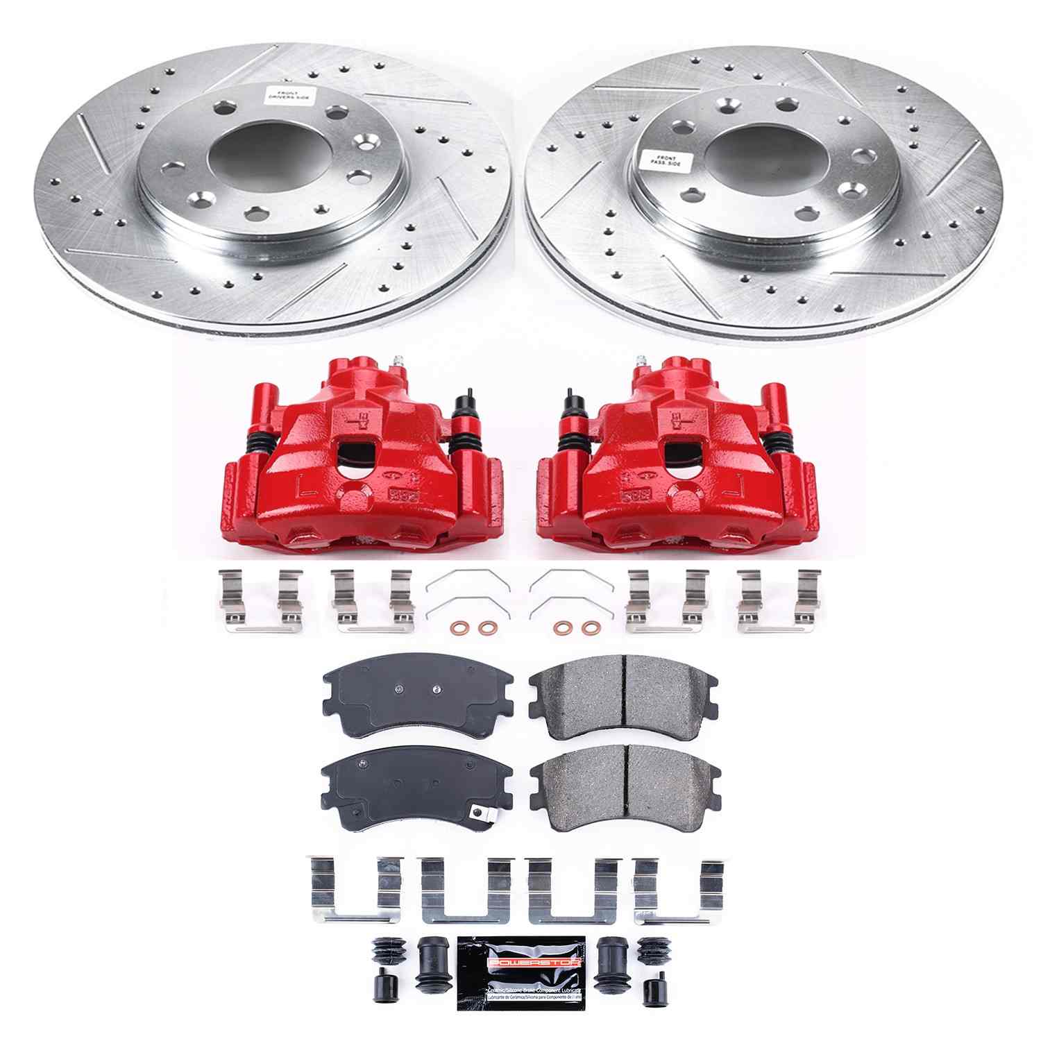 Power Stop 03-05 Mazda 6 Front Z23 Evolution Sport Brake Kit w/Calipers