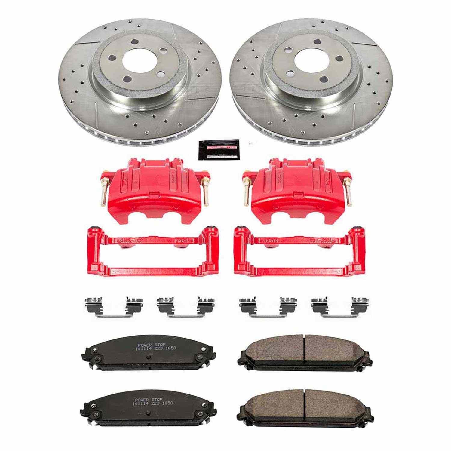 Power Stop 05-11 Chrysler 300 Front Z23 Evolution Sport Brake Kit w/Calipers