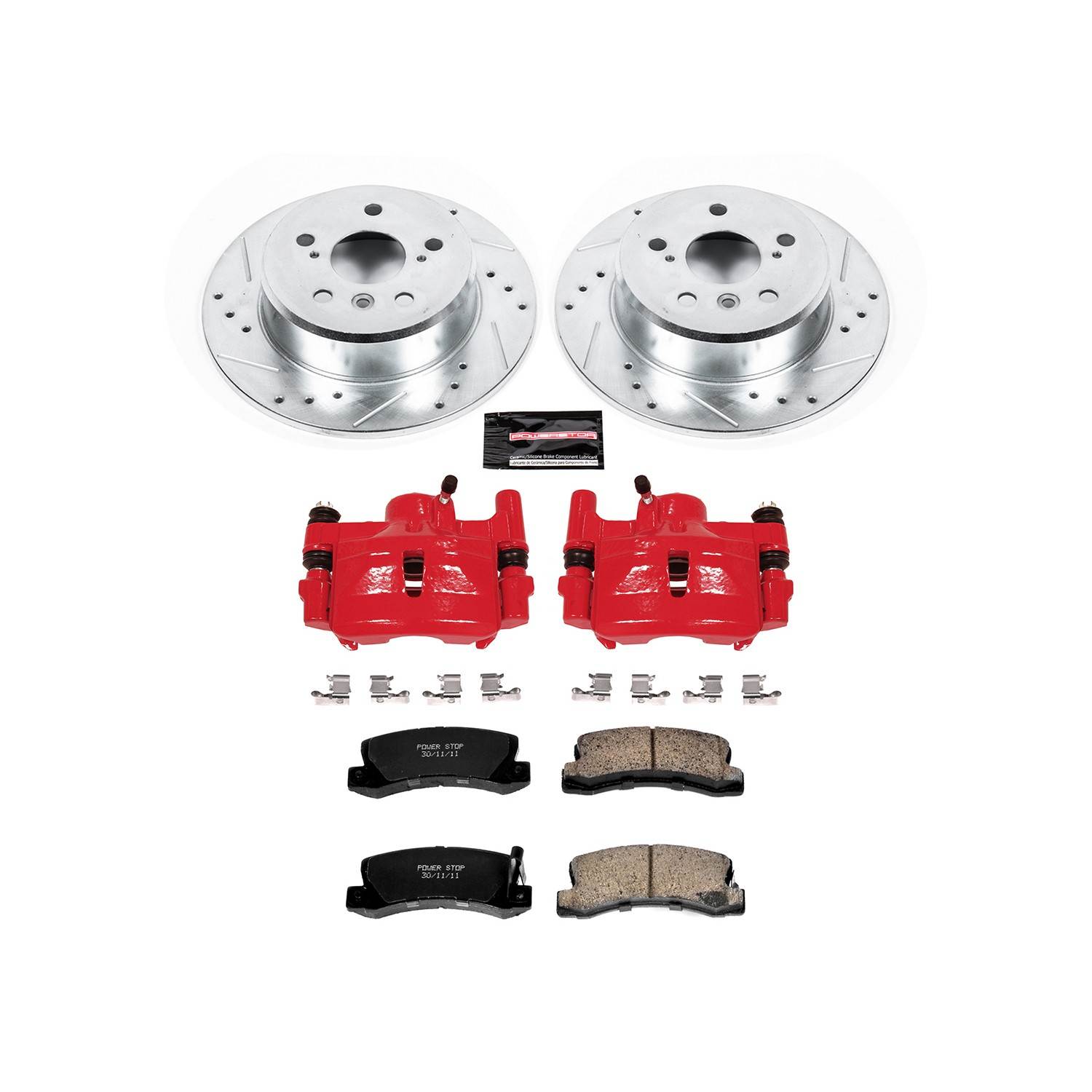 Power Stop 92-96 Lexus ES300 Rear Z23 Evolution Sport Brake Kit w/Calipers