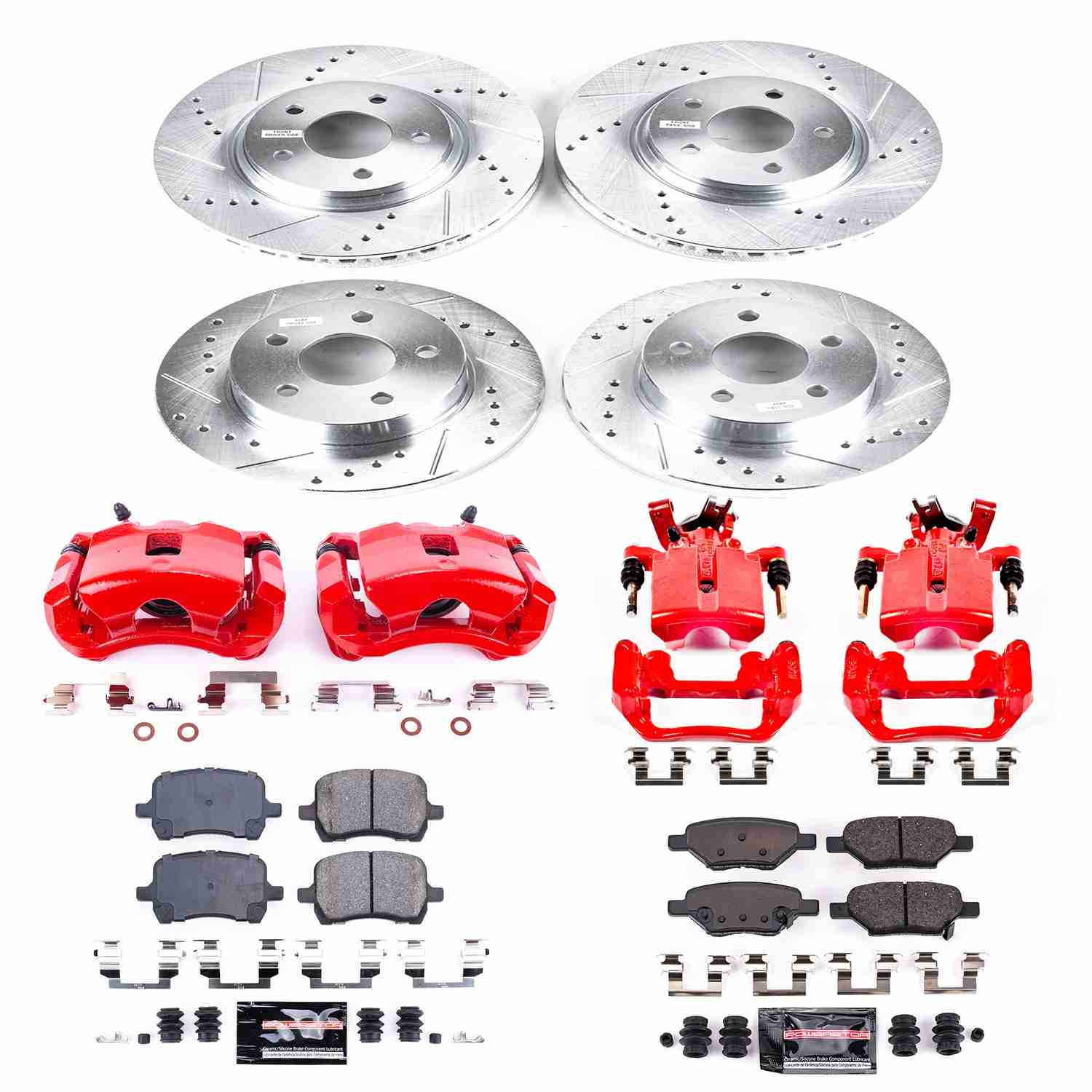 Power Stop 09-10 Pontiac G5 Front & Rear Z23 Evolution Sport Brake Kit w/Calipers