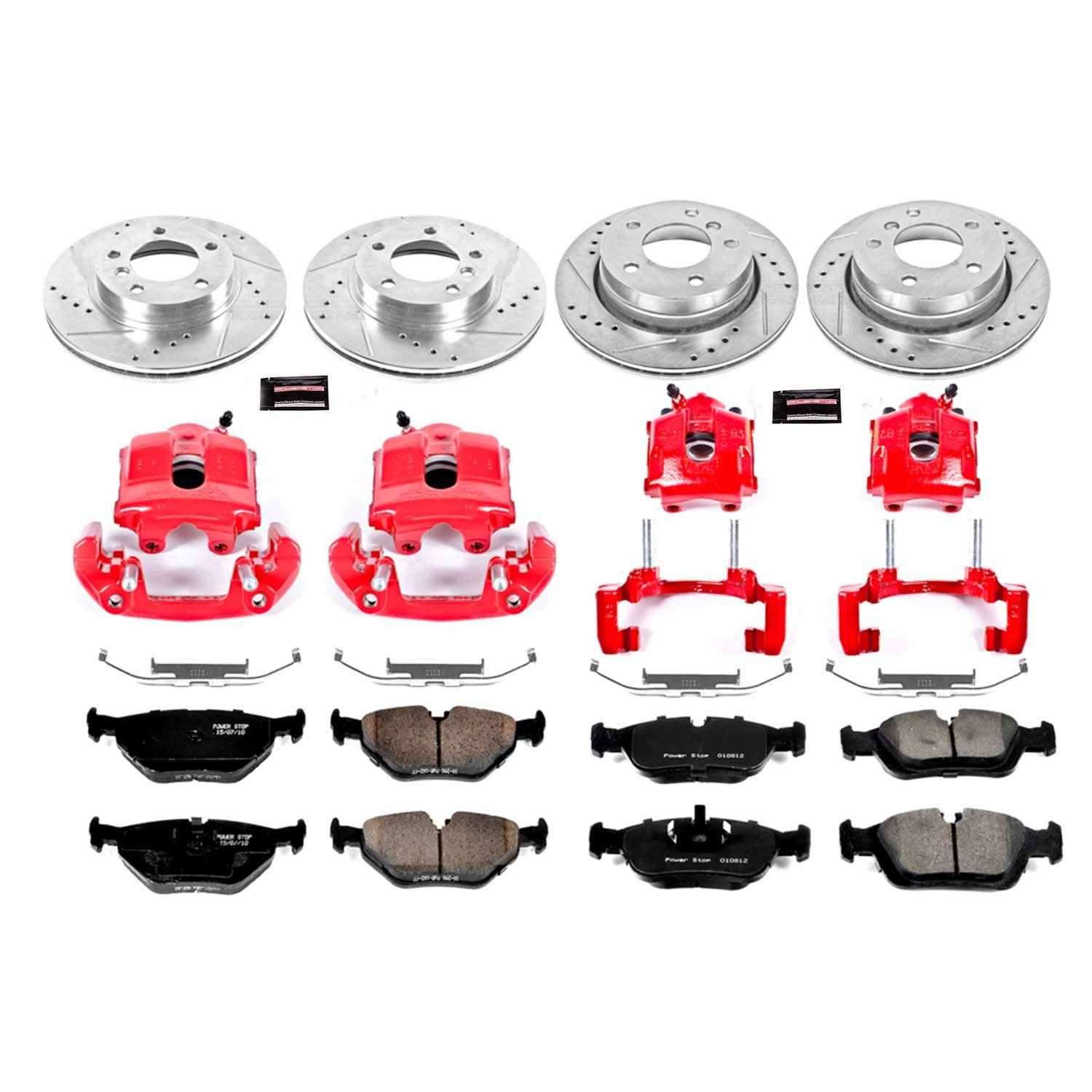 Power Stop 2000 BMW 323Ci Front & Rear Z23 Evolution Sport Brake Kit w/Calipers