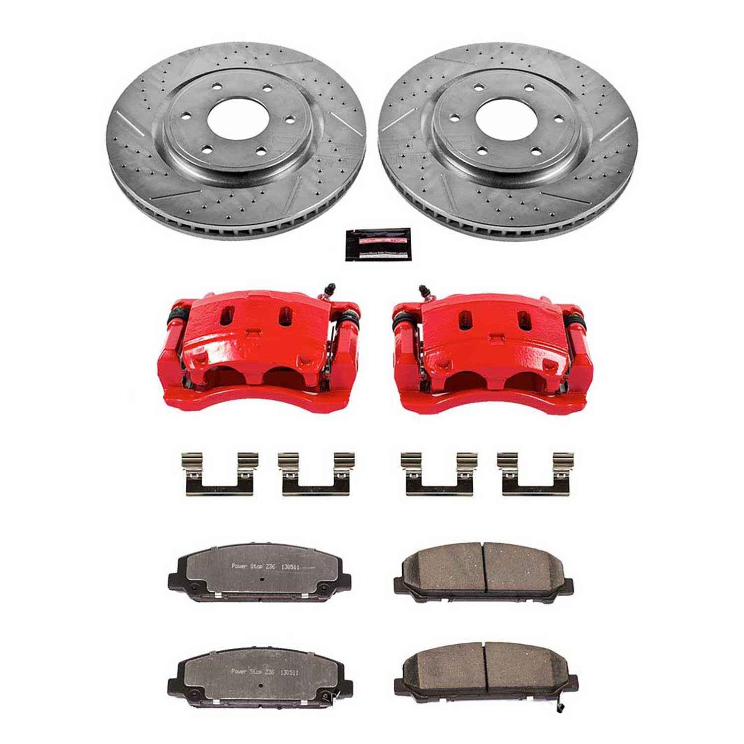 Power Stop 06-07 Nissan Armada Front Z36 Truck & Tow Kit w/Cals