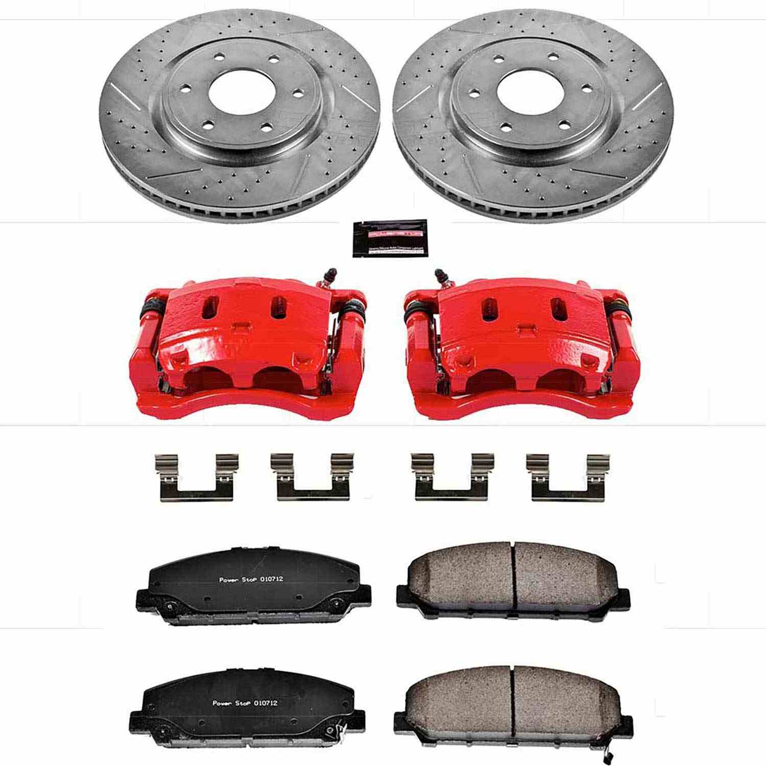 Power Stop 06-07 Infiniti QX56 Front Z23 Evolution Sport Brake Kit w/Calipers
