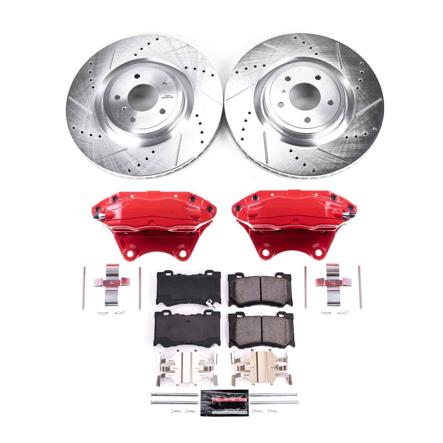 Power Stop 2009 Nissan 350Z Front Z23 Evolution Kit W/Cals