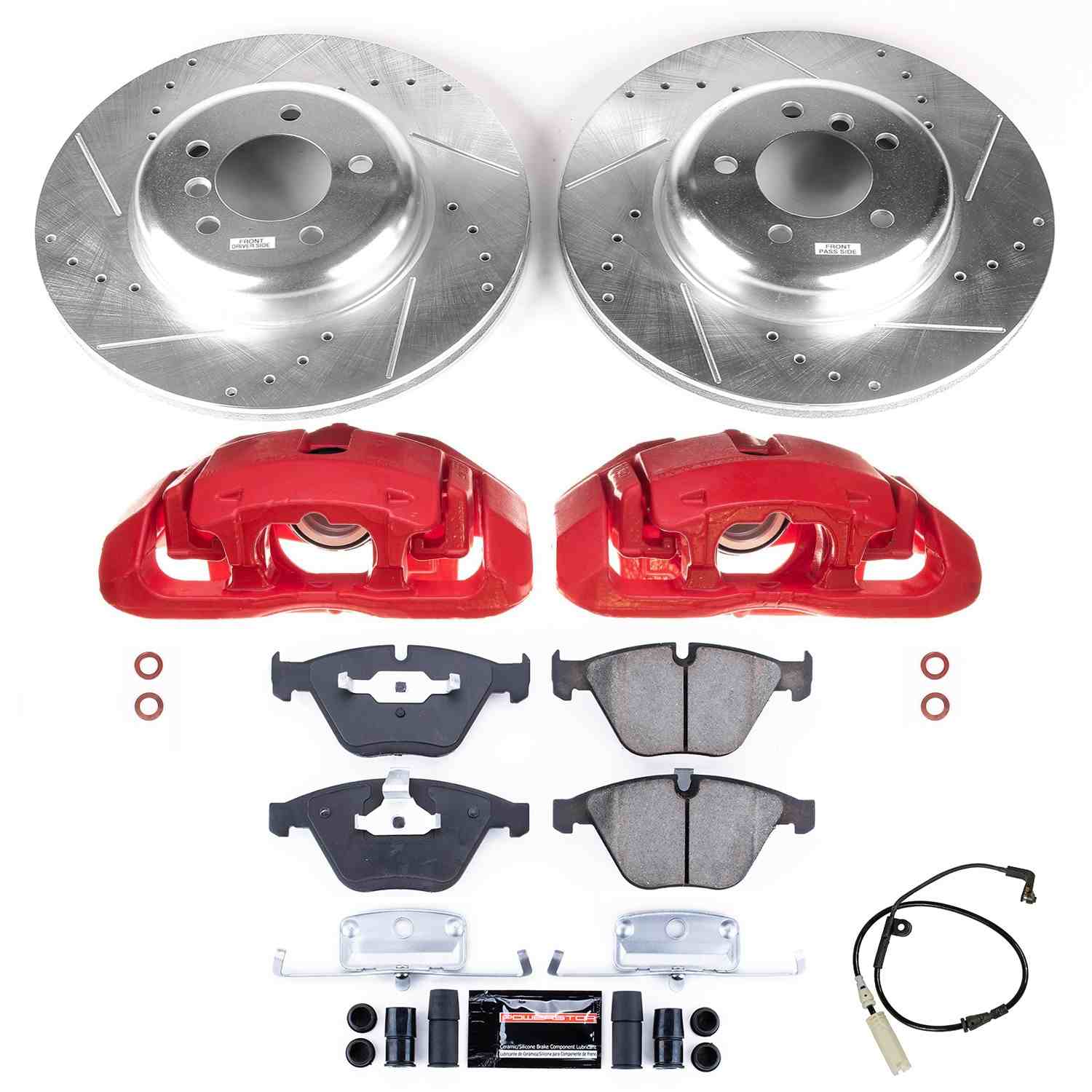Power Stop 08-10 BMW 535i Front Z23 Evolution Sport Brake Kit w/Calipers
