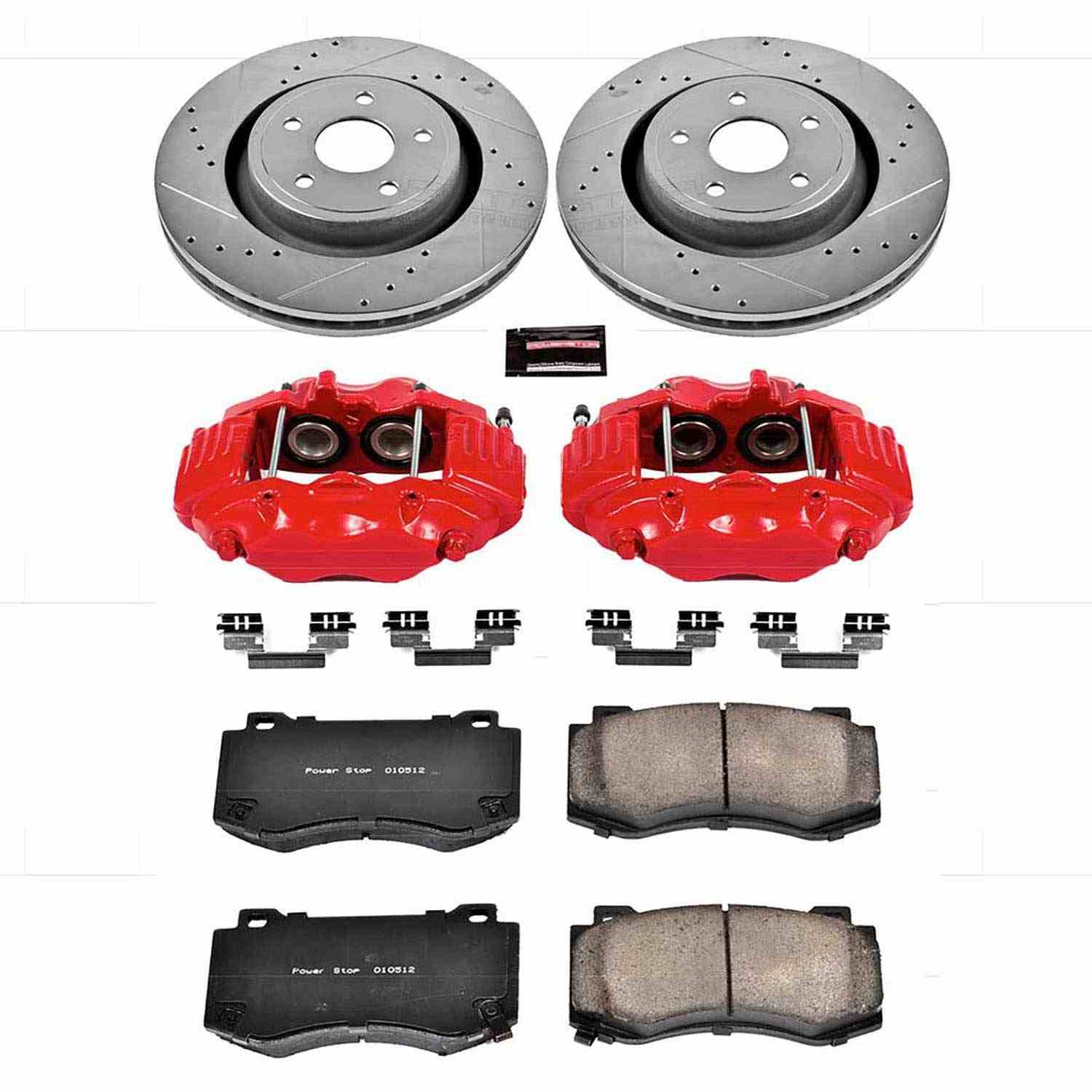 Power Stop 06-10 Jeep Grand Cherokee Front Z23 Evolution Sport Brake Kit w/Calipers