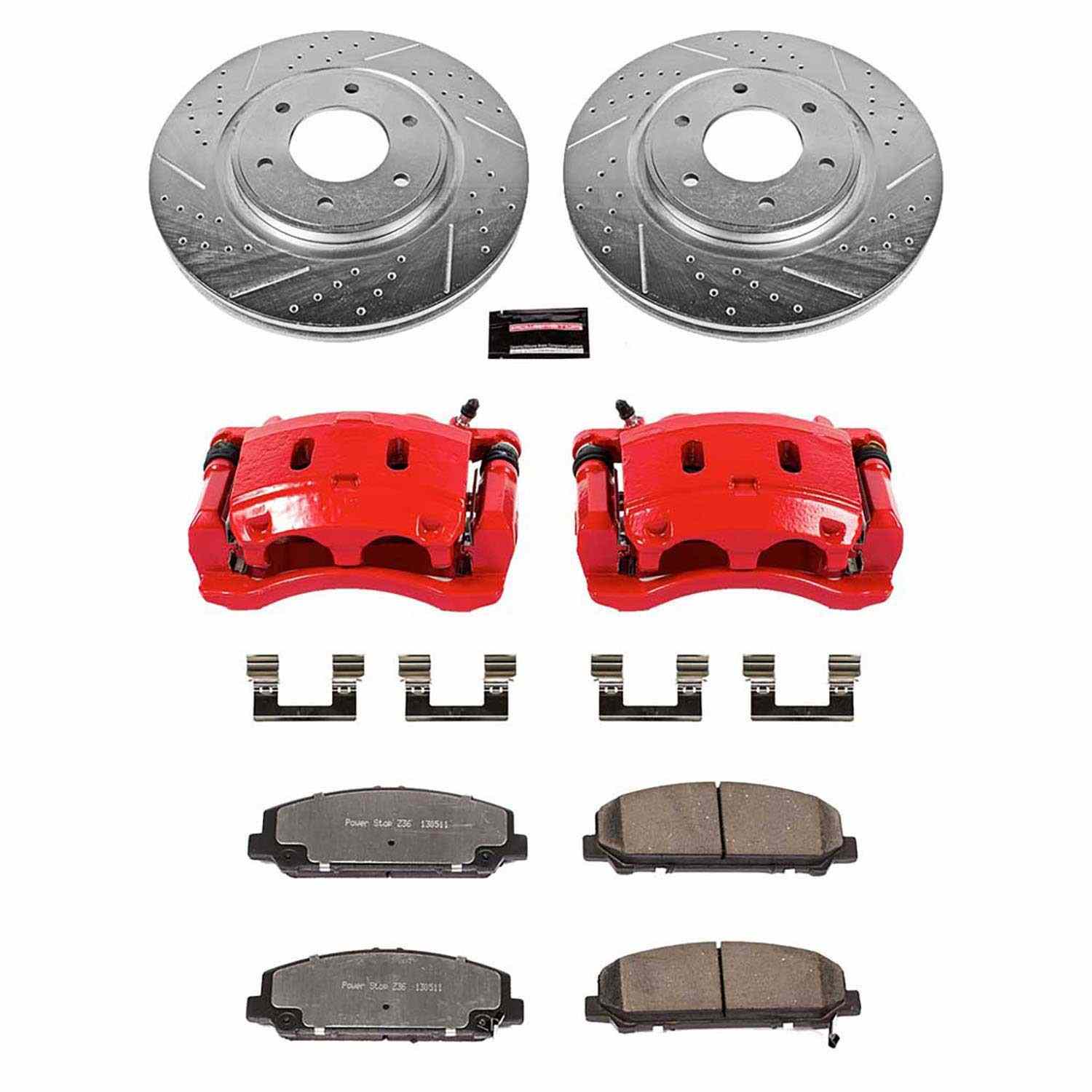 Power Stop 08-10 Nissan Titan Front Z36 Truck & Tow Kit w/Cals