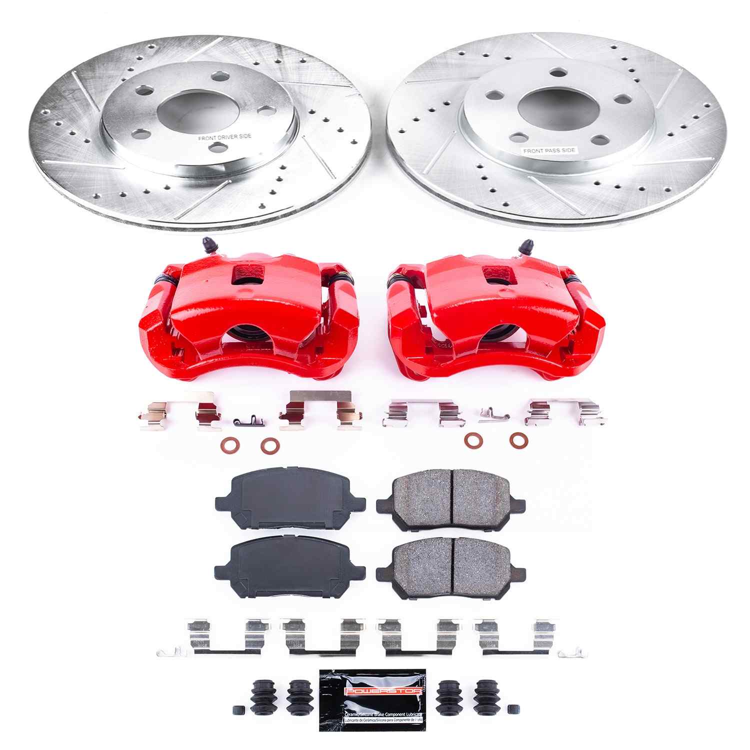 Power Stop 07-10 Pontiac G5 Front Z23 Evolution Sport Brake Kit w/Calipers