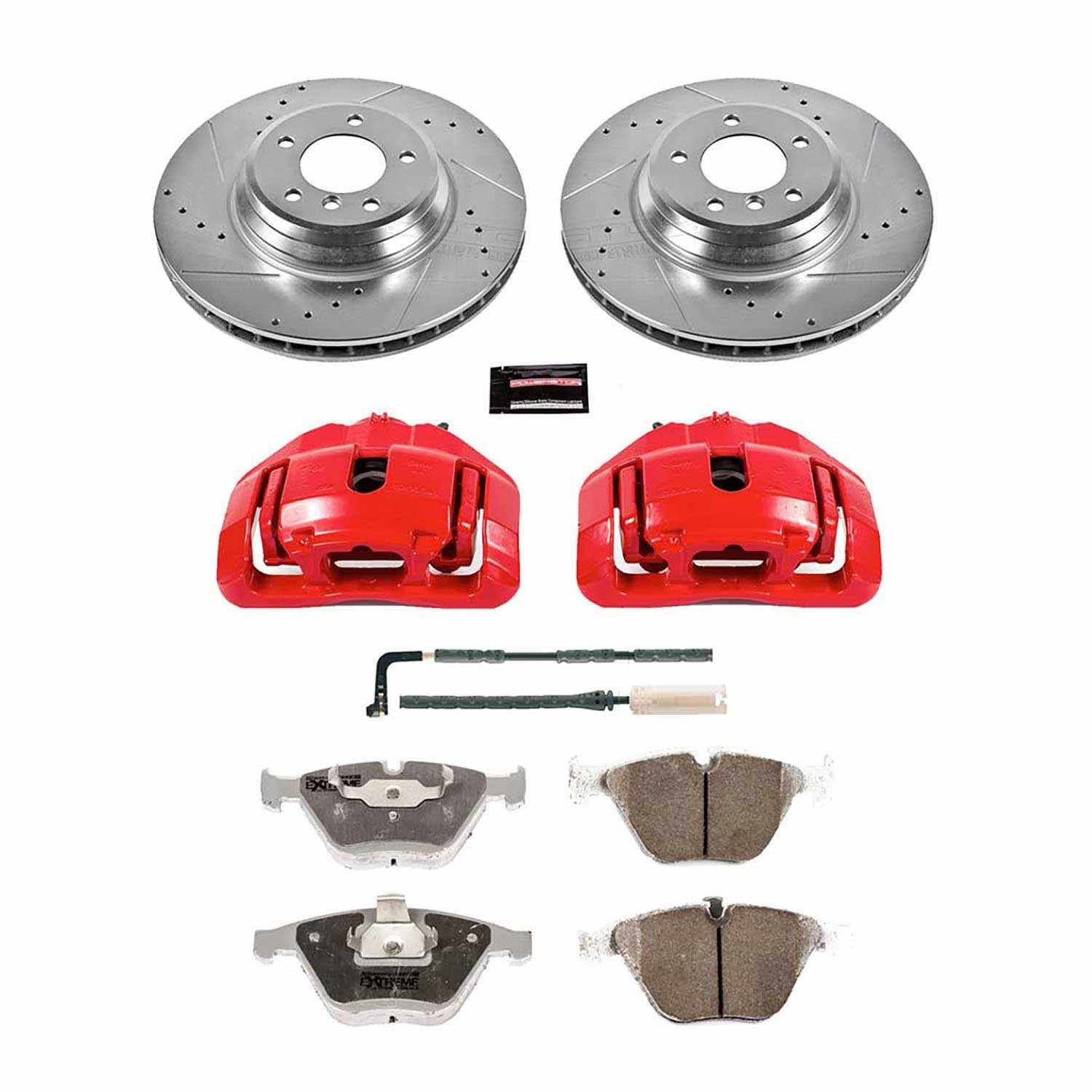 Power Stop 07-08 BMW 335xi Front Z26 Street Kit w/Cals