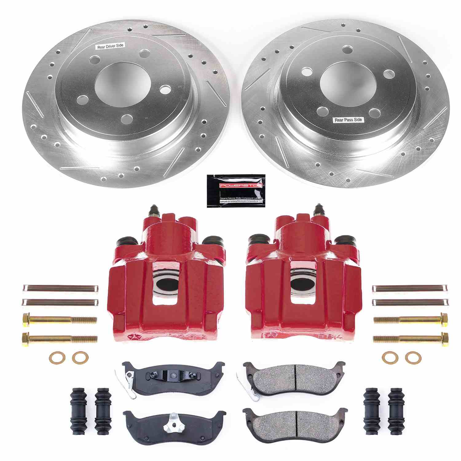 Power Stop 04-08 Chrysler Pacifica Rear Z23 Evolution Sport Brake Kit w/Calipers