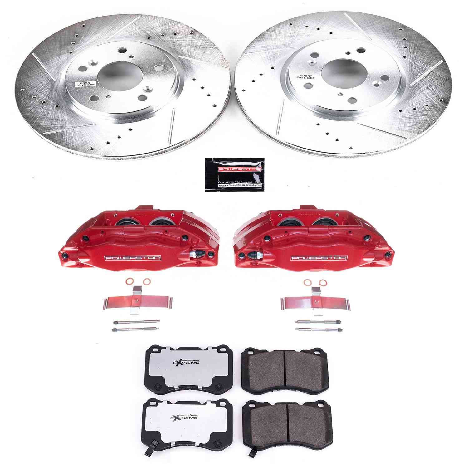 Power Stop 04-08 Acura TL Front Z26 Street Kit w/Cals