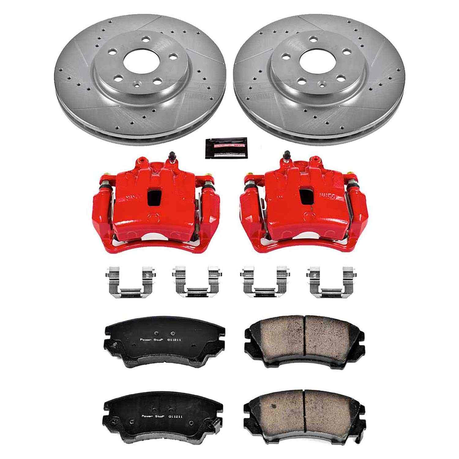 Power Stop 10-15 Chevrolet Camaro Front Z23 Evolution Sport Brake Kit w/Calipers