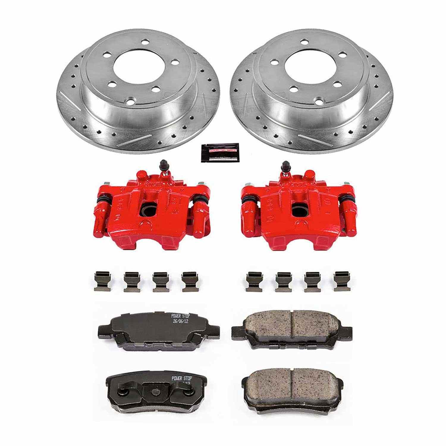 Power Stop 11-14 Chrysler 200 Rear Z23 Evolution Sport Brake Kit w/Calipers