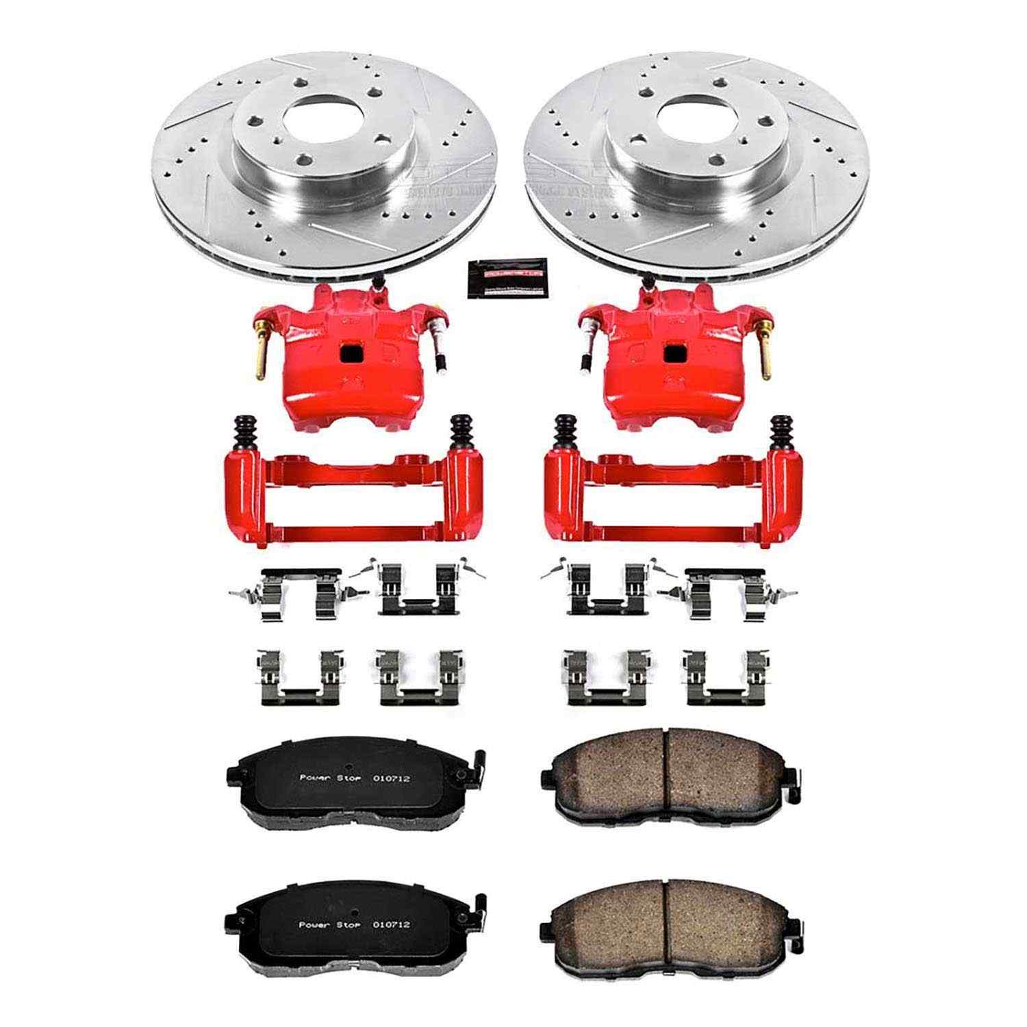 Power Stop 03-05 Infiniti G35 Front Z23 Evolution Sport Brake Kit w/Calipers