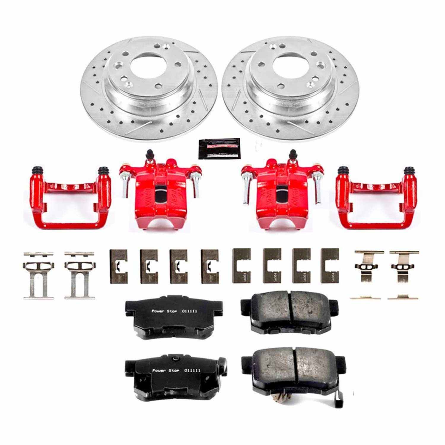 Power Stop 99-01 Acura RL Rear Z23 Evolution Sport Brake Kit w/Calipers
