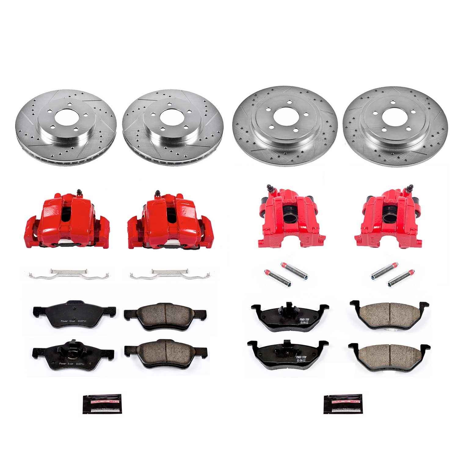 Power Stop 05-06 Ford Escape Front & Rear Z23 Evolution Sport Brake Kit w/Calipers