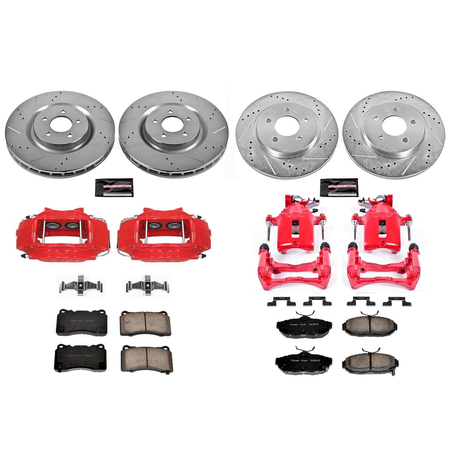 Power Stop 11-14 Ford Mustang Front & Rear Z23 Evolution Sport Brake Kit w/Calipers