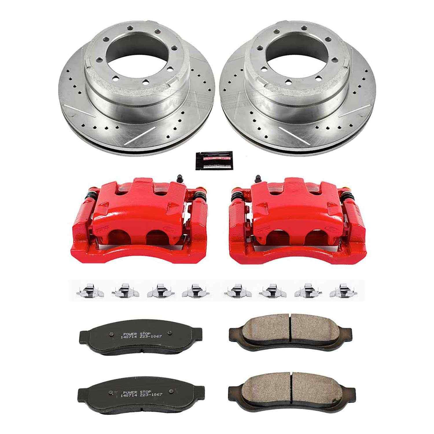 Power Stop 05-10 Ford F-350 Super Duty Rear Z23 Evolution Sport Brake Kit w/Calipers
