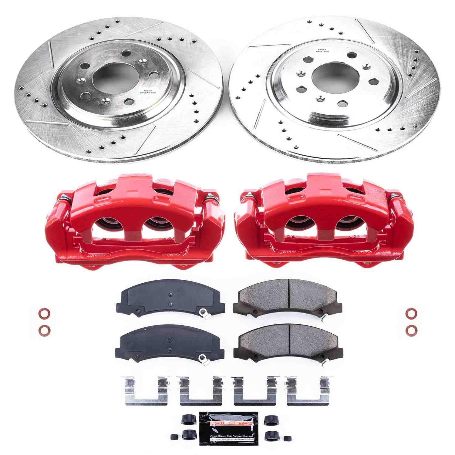Power Stop 08-09 Buick Allure Front Z23 Evolution Sport Brake Kit w/Calipers