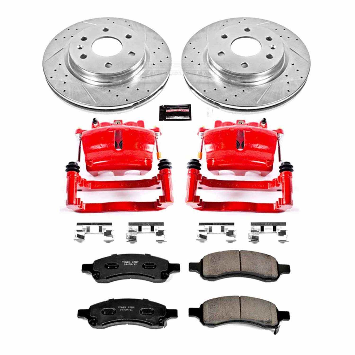 Power Stop 08-17 Buick Enclave Front Z23 Evolution Sport Brake Kit w/Calipers