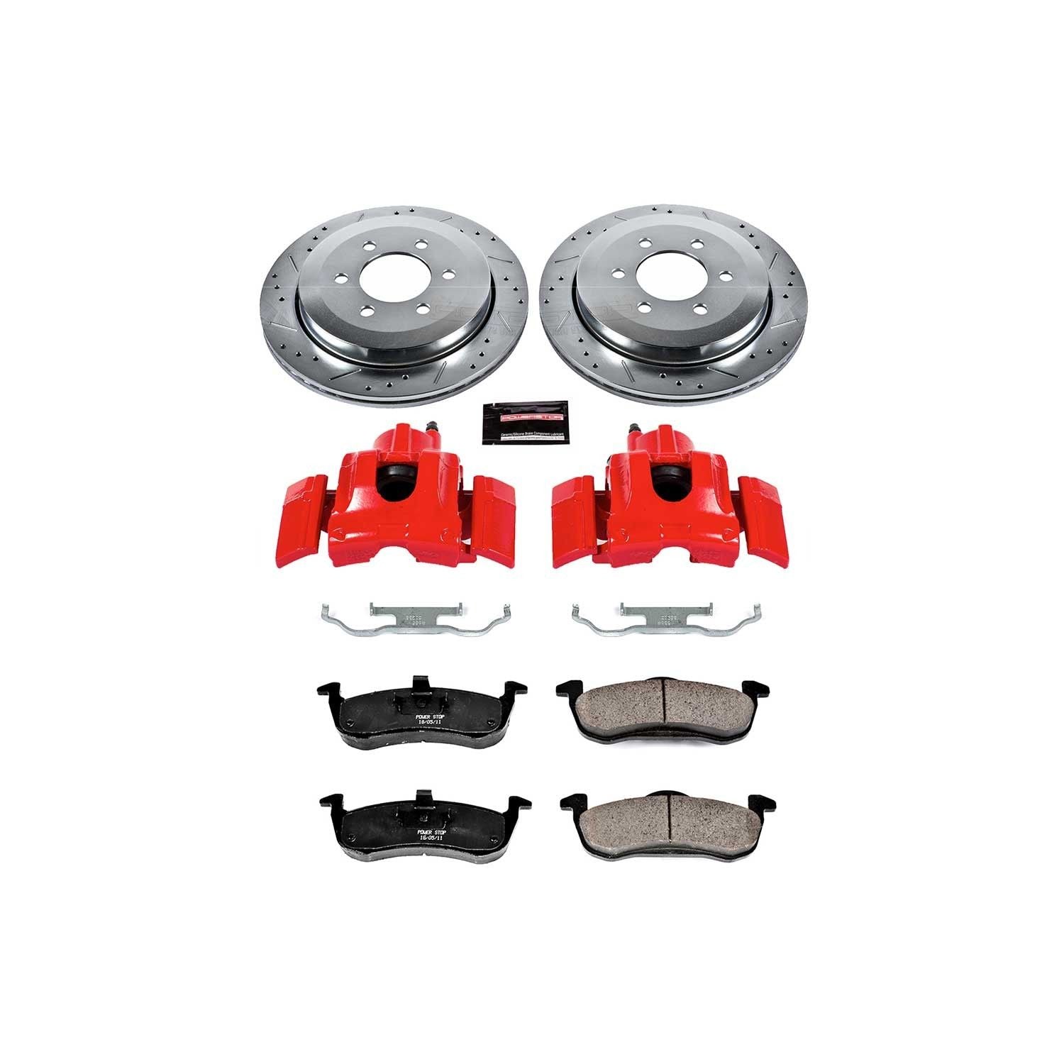 Power Stop 07-17 Ford Expedition Rear Z23 Evolution Sport Brake Kit w/Calipers
