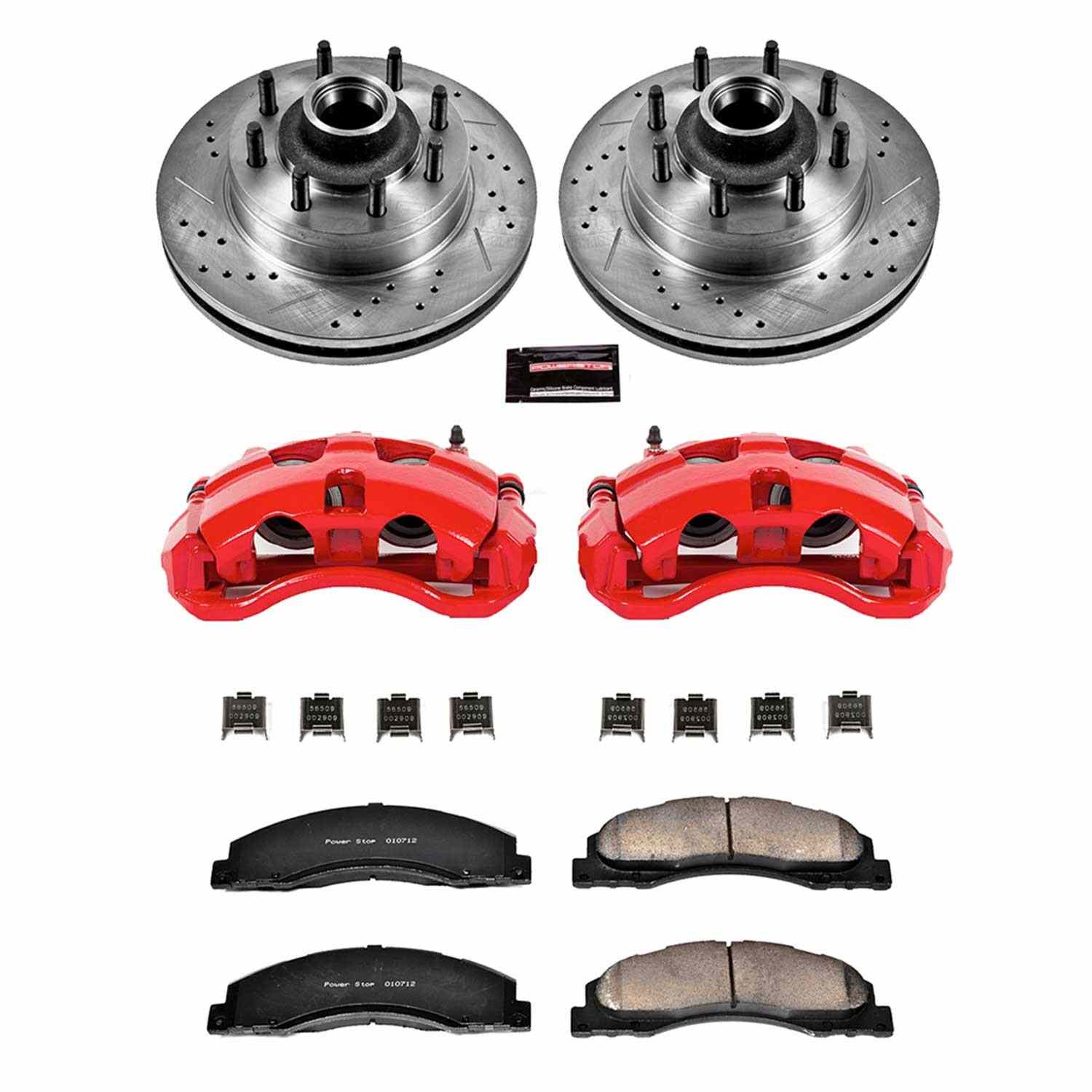 Power Stop 08-14 Ford E-150 Front Z23 Evolution Kit w/Cals