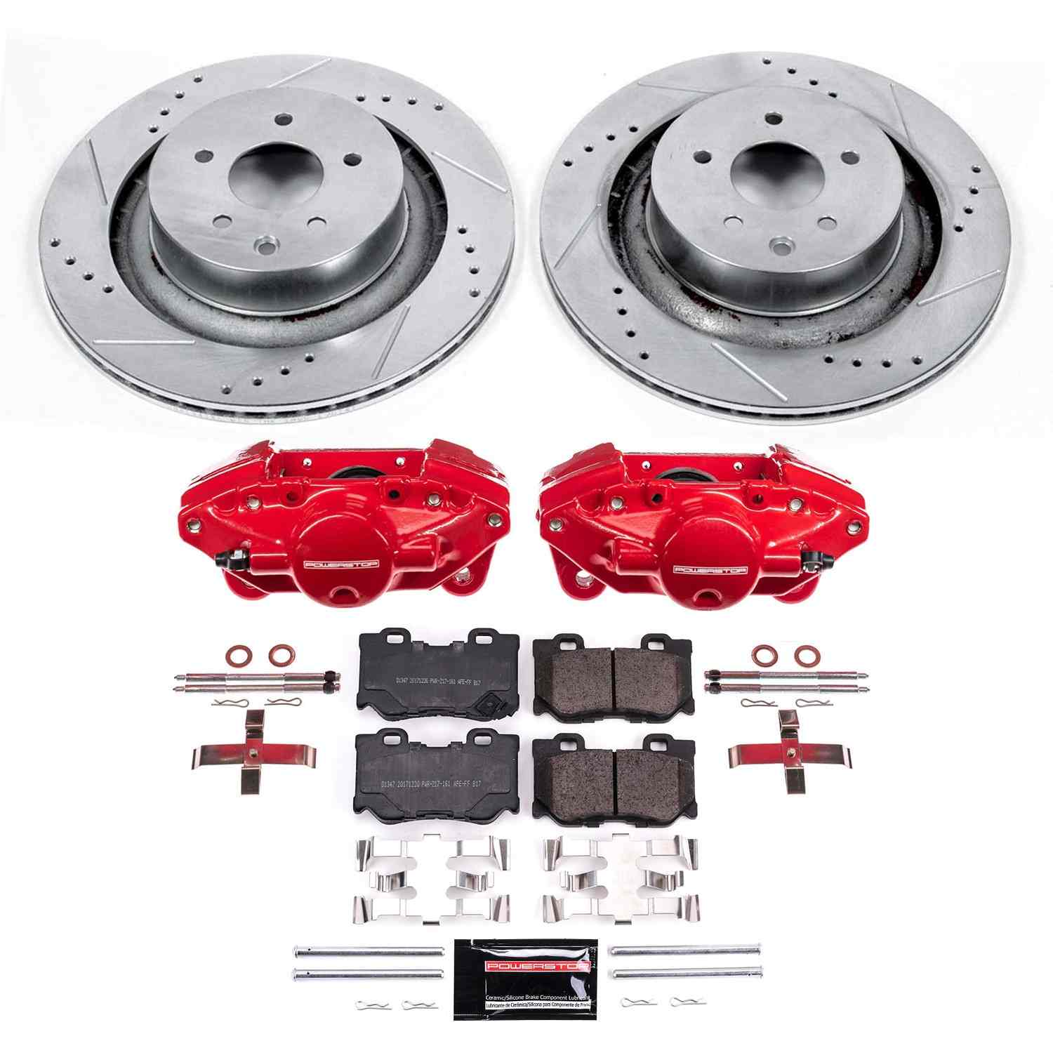 Power Stop 2009 Nissan 350Z Rear Z23 Evolution Kit W/Cals