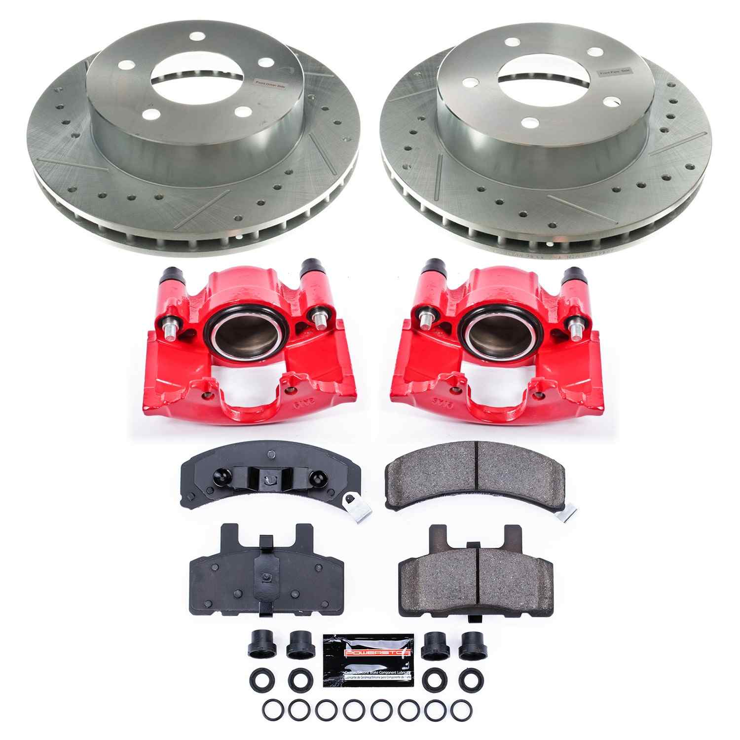 Power Stop 90-02 Chevrolet Astro Front Z23 Evolution Sport Brake Kit w/Calipers