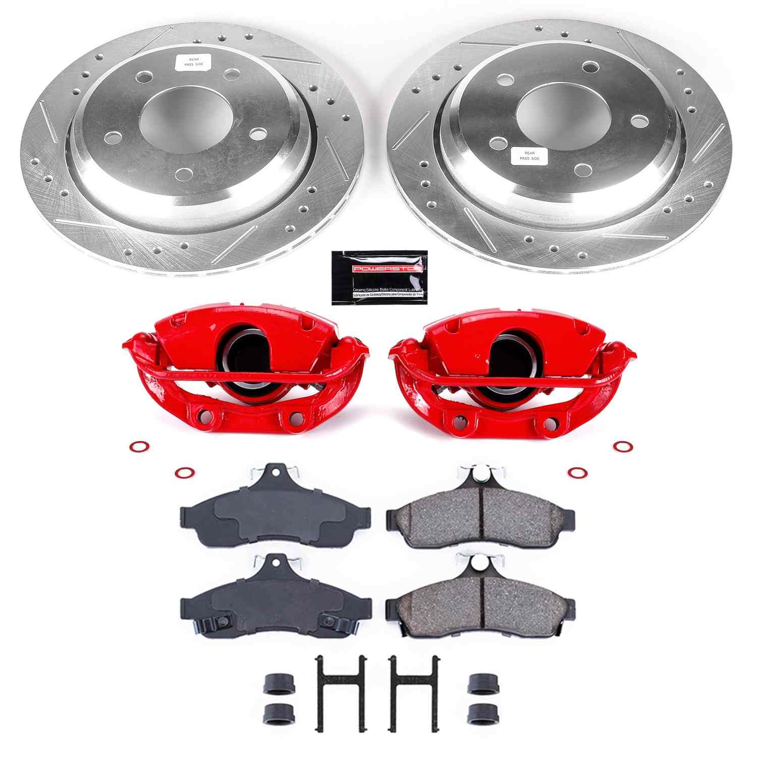 Power Stop 94-96 Chevrolet Caprice Rear Z23 Evolution Sport Brake Kit w/Calipers