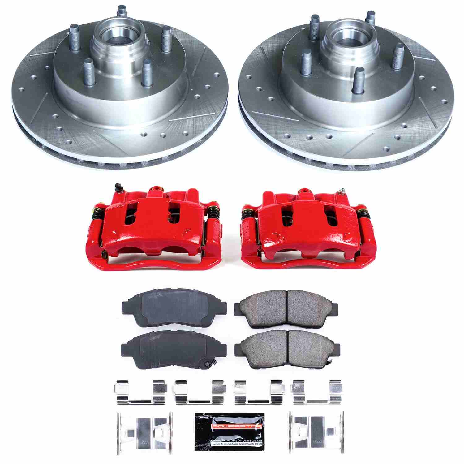 Power Stop 98-02 Ford Ranger Front Z23 Evolution Sport Brake Kit w/Calipers