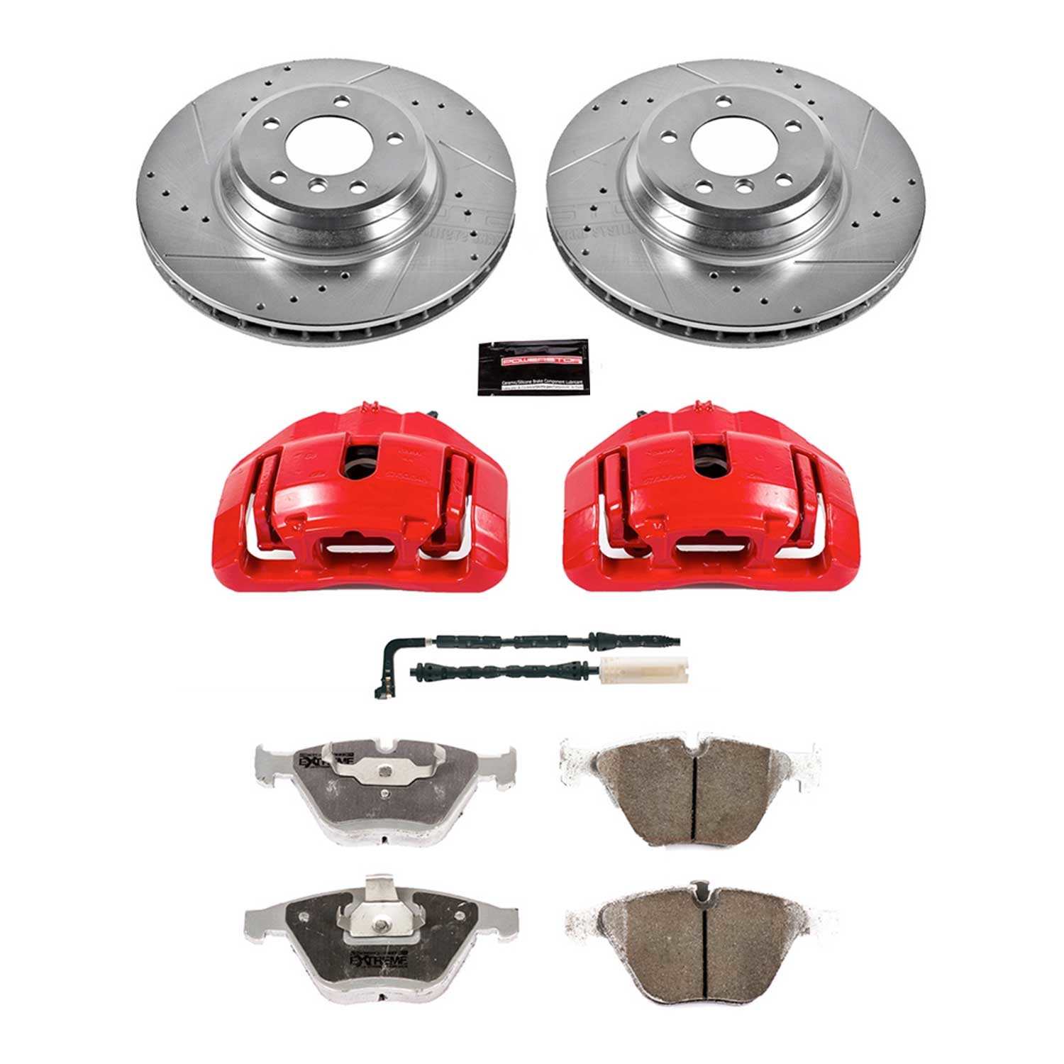 Power Stop 07-09 BMW 335i Front Z26 Street Kit w/Cals