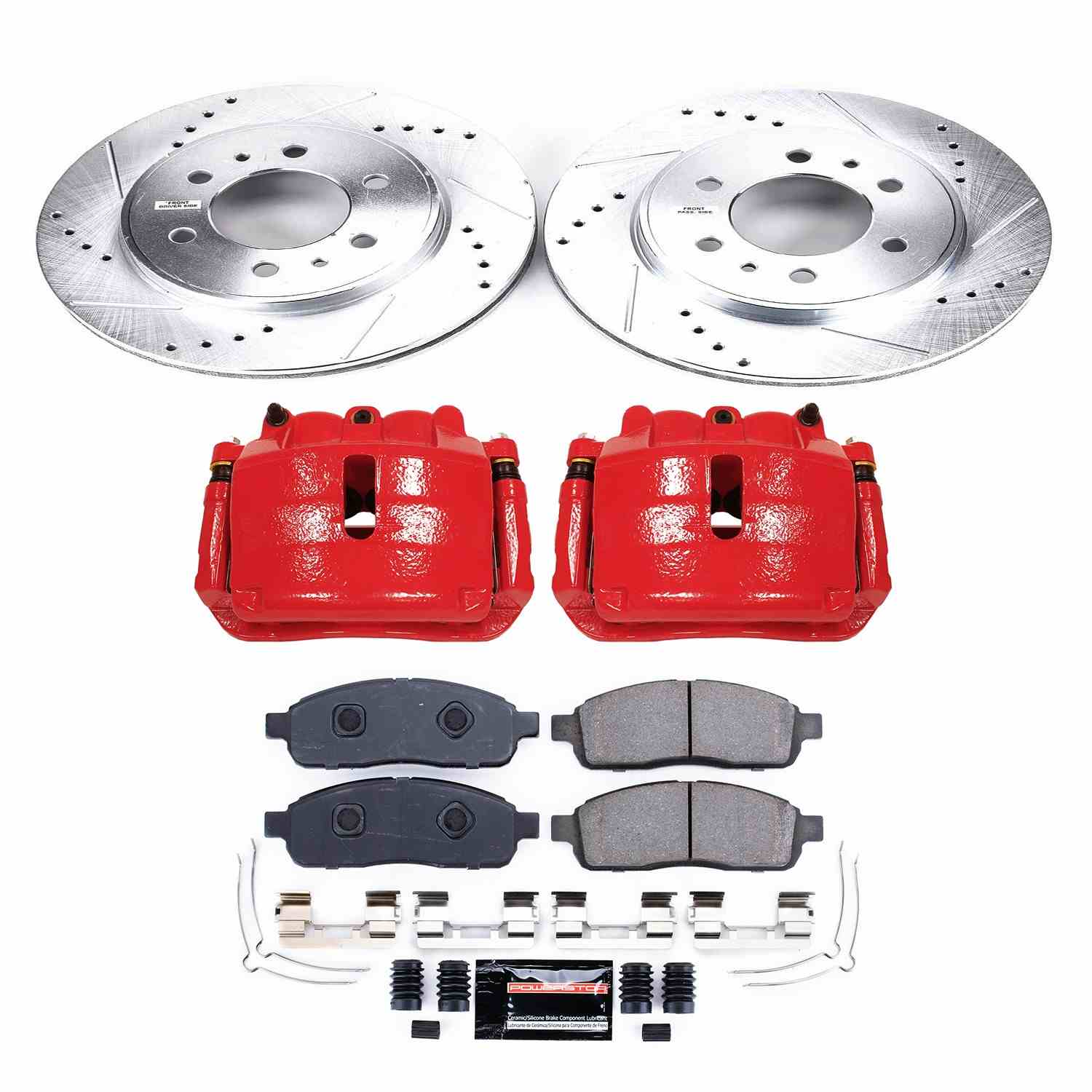 Power Stop 2009 Ford F-150 Front Z23 Evolution Sport Brake Kit w/Calipers