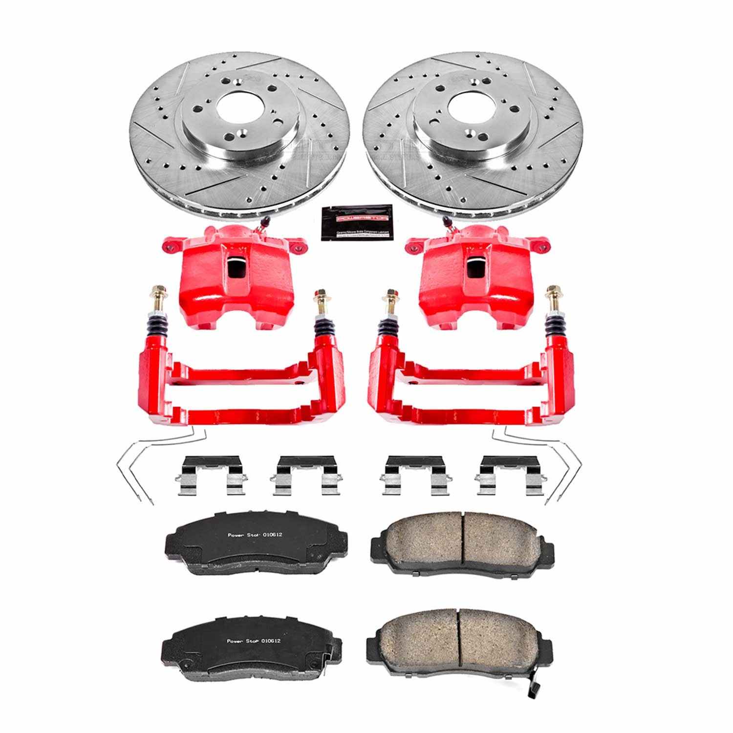 Power Stop 11-14 Acura TSX Front Z23 Evolution Sport Brake Kit w/Calipers