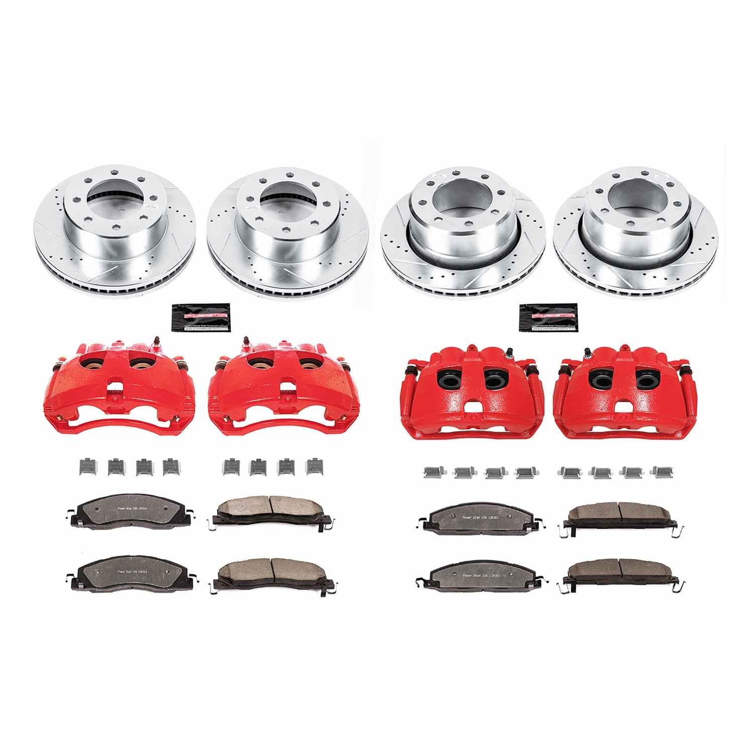 Power Stop 11-12 Ram 3500 Front and Rear Z36 Truck & Tow Kit w/Cals