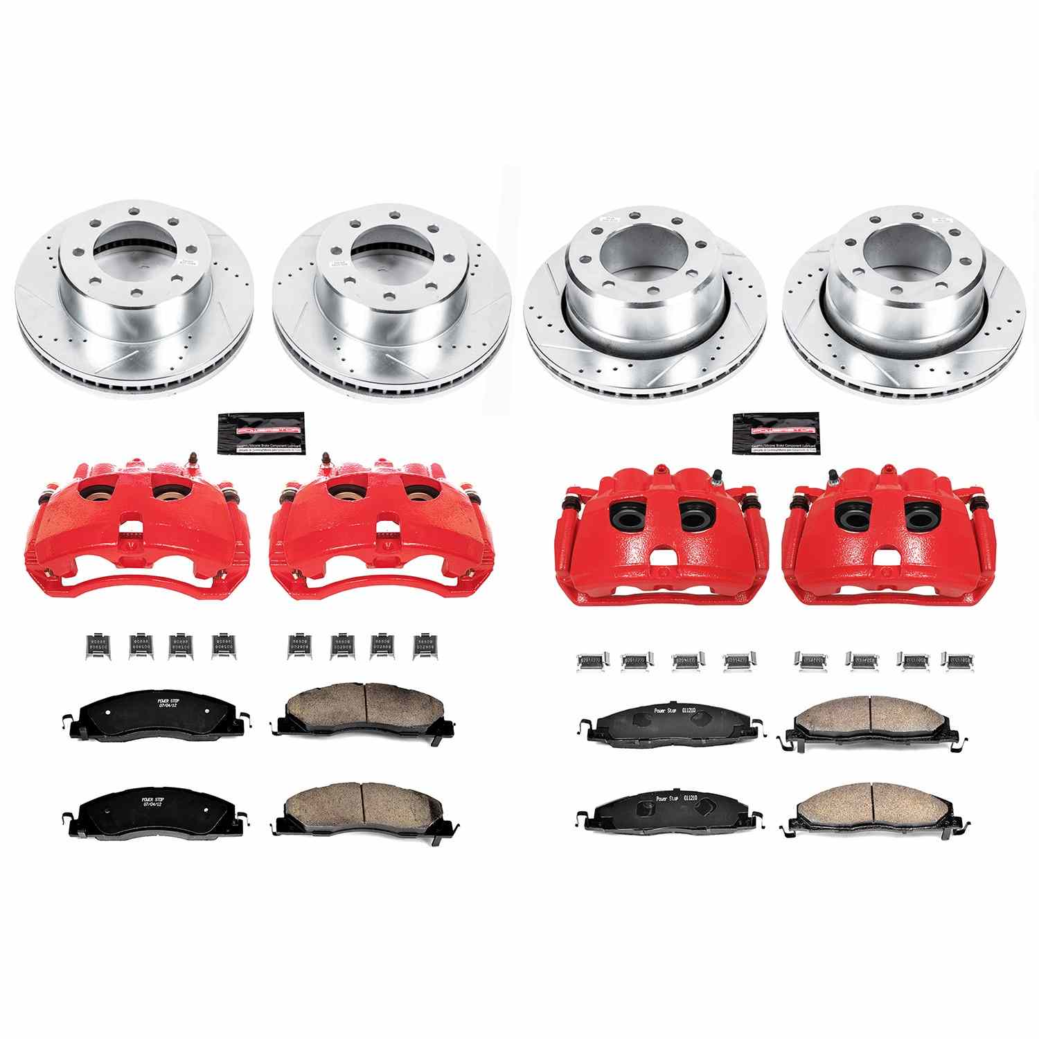 Power Stop 09-10 Dodge Ram 2500 Front & Rear Z23 Evolution Kit w/Cals