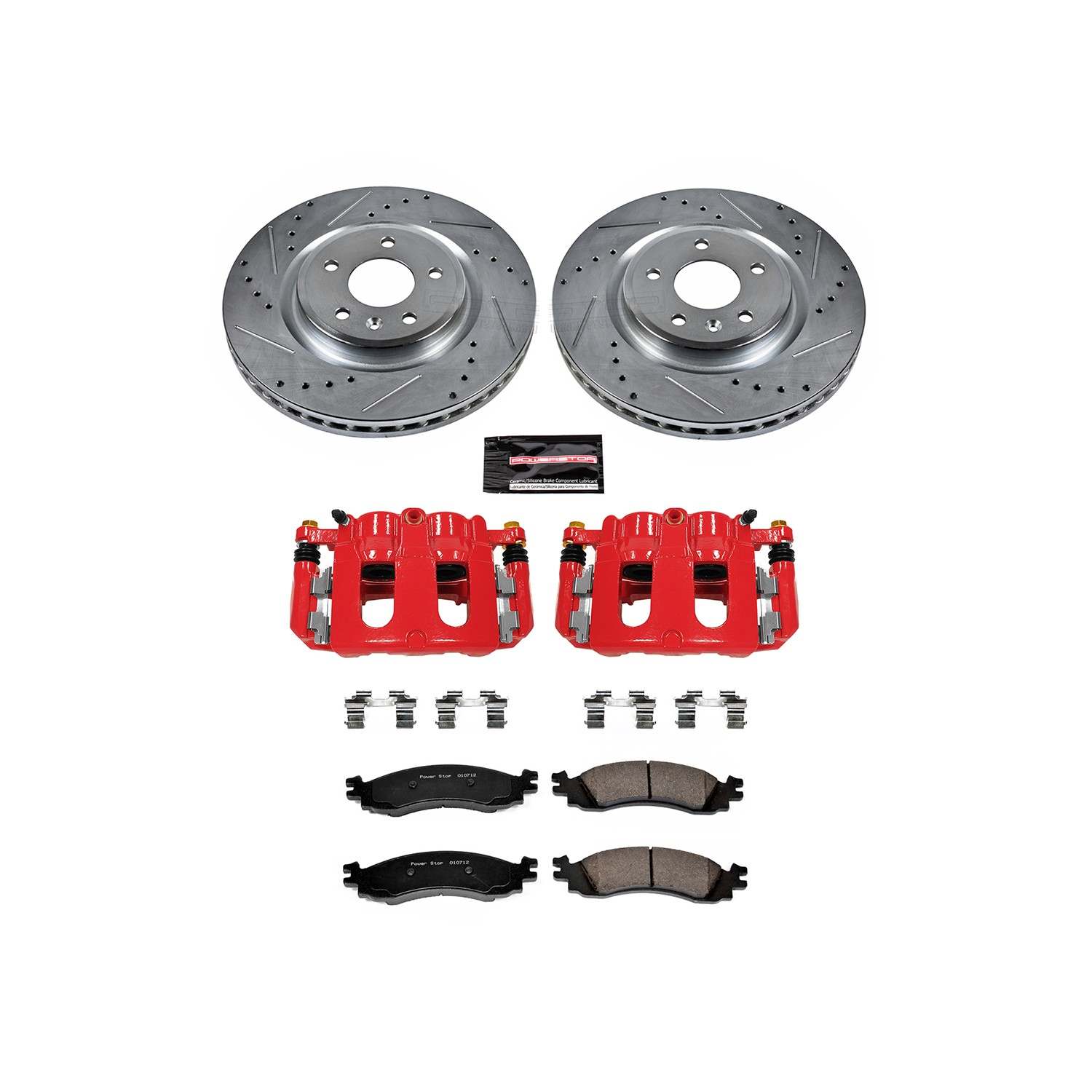 Power Stop 2010 Ford Taurus Front Z23 Evolution Sport Brake Kit w/Calipers
